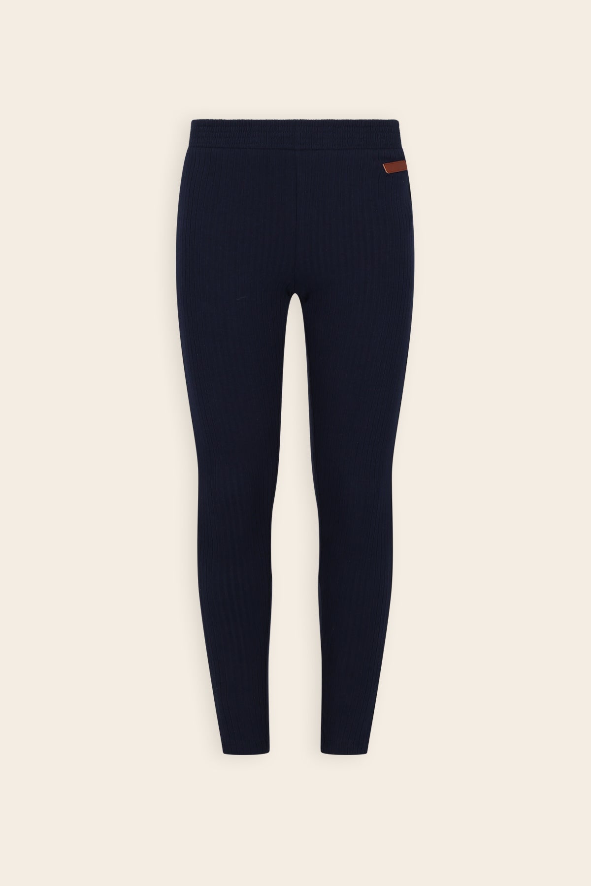 Sole Rib Jersey Legging Donkerblauw