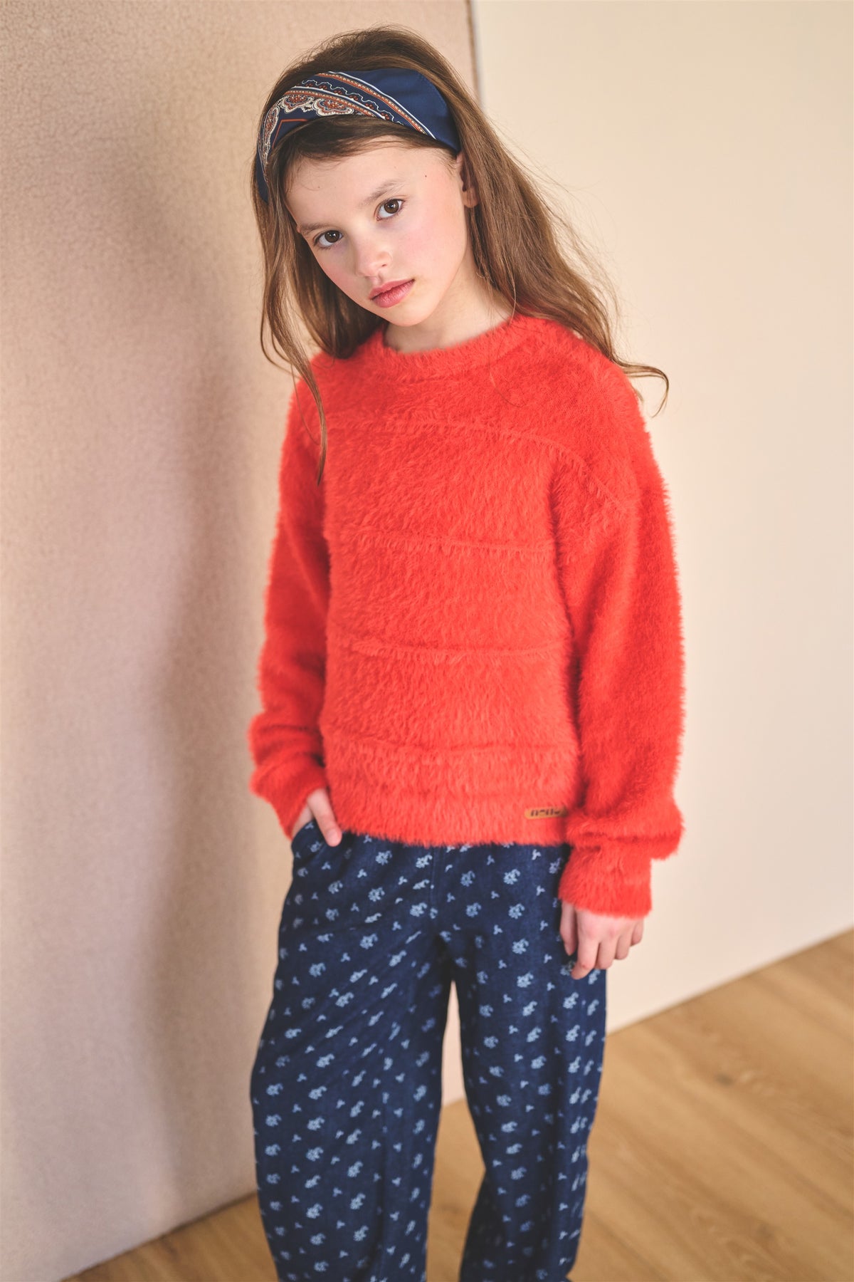 Keson Zachte Gebreide Trui Rood