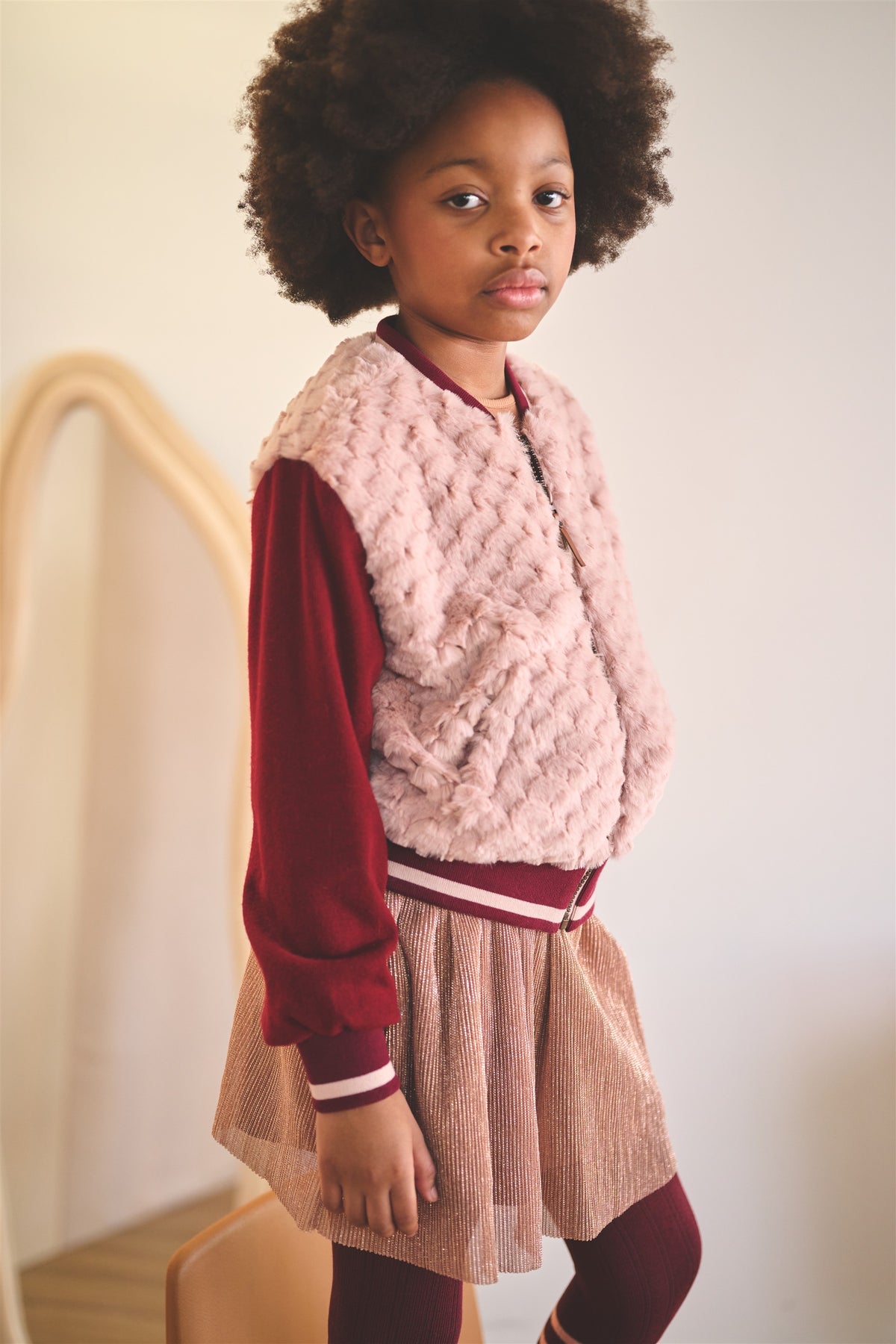 Darling Bone Bomber Jacket Sand