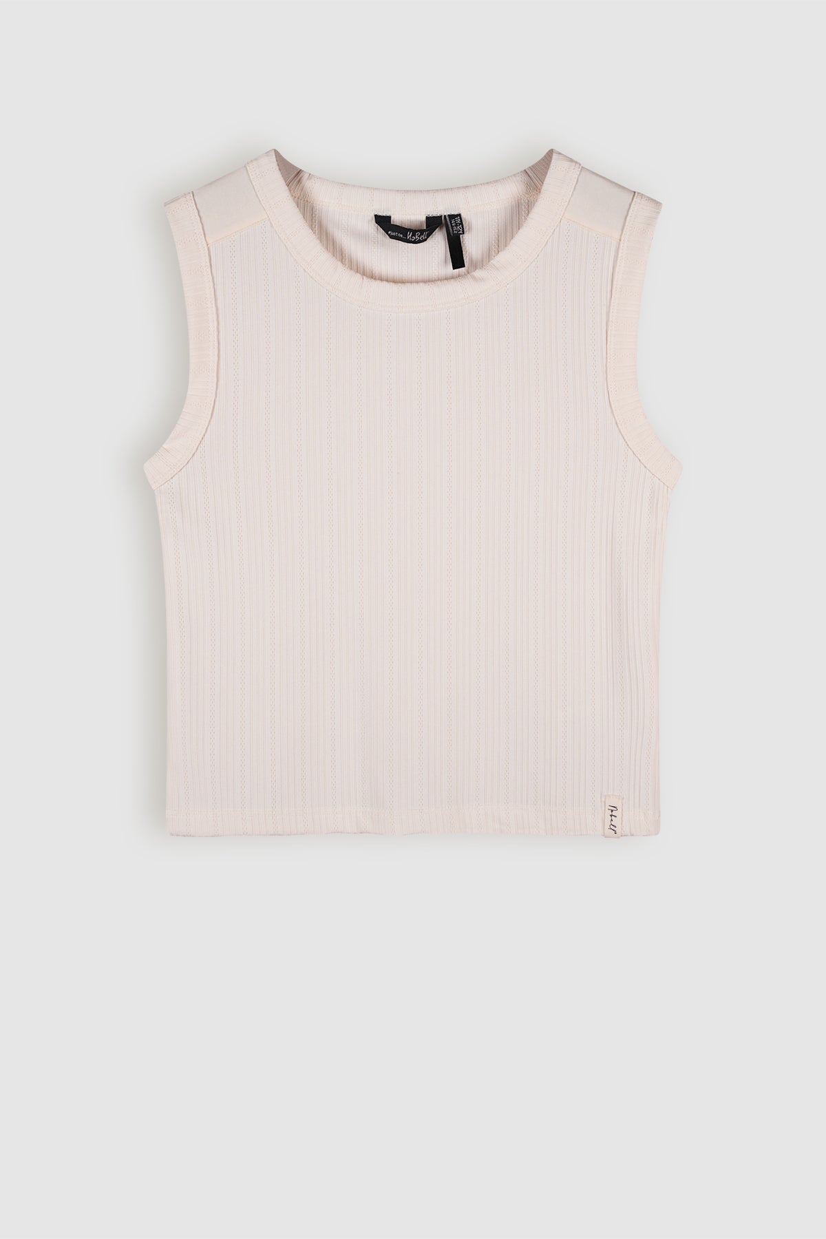 Kit Cropped Singlet Ivory