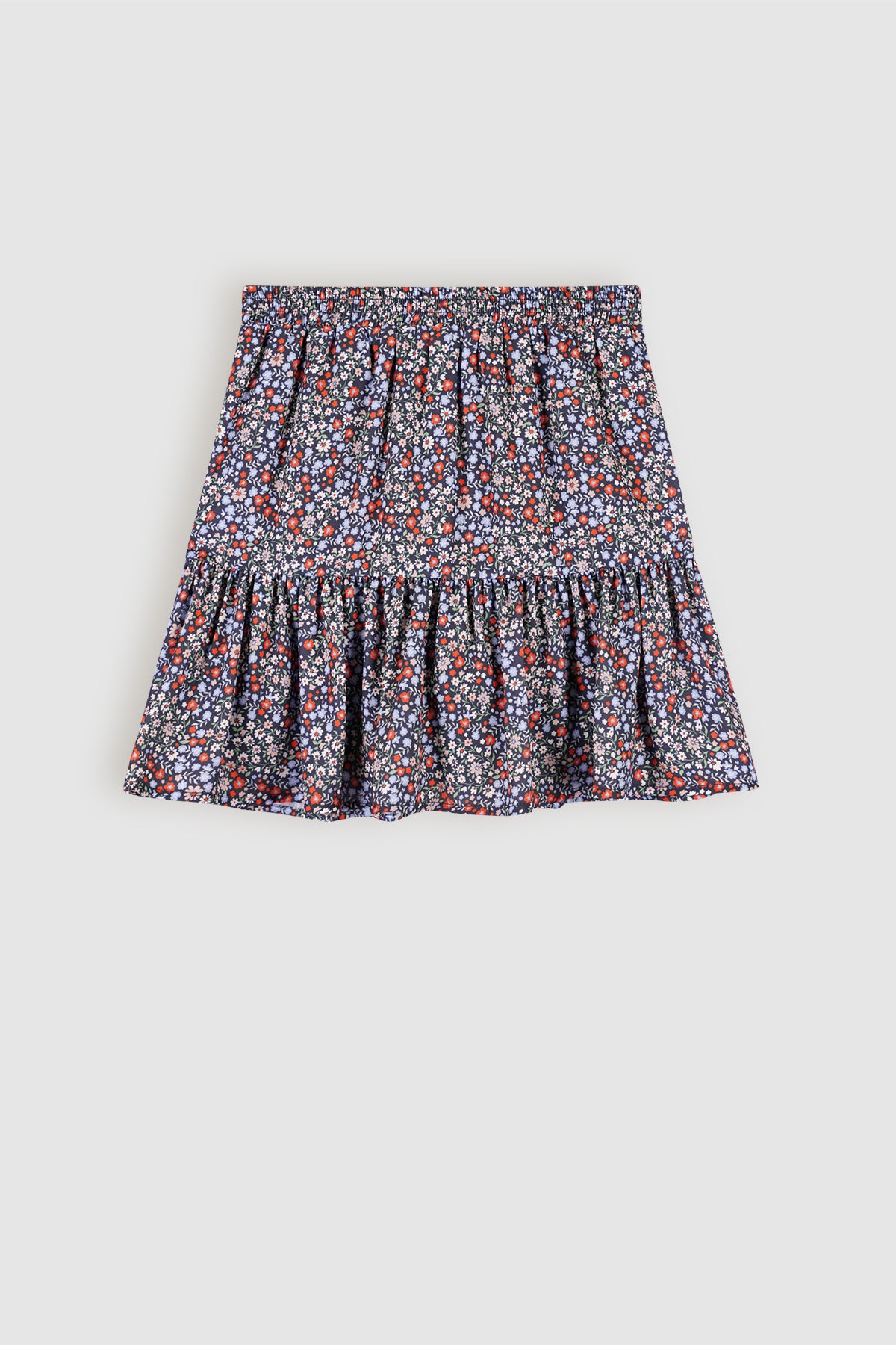Nadine Floral Skirt Navy