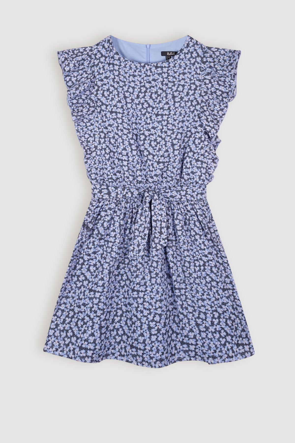 Moise Floral Dress Blue