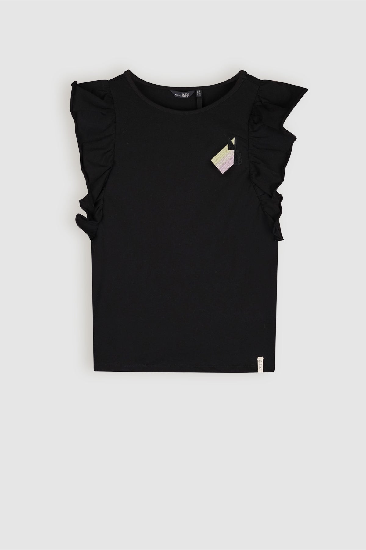 Kim Frill Top Black
