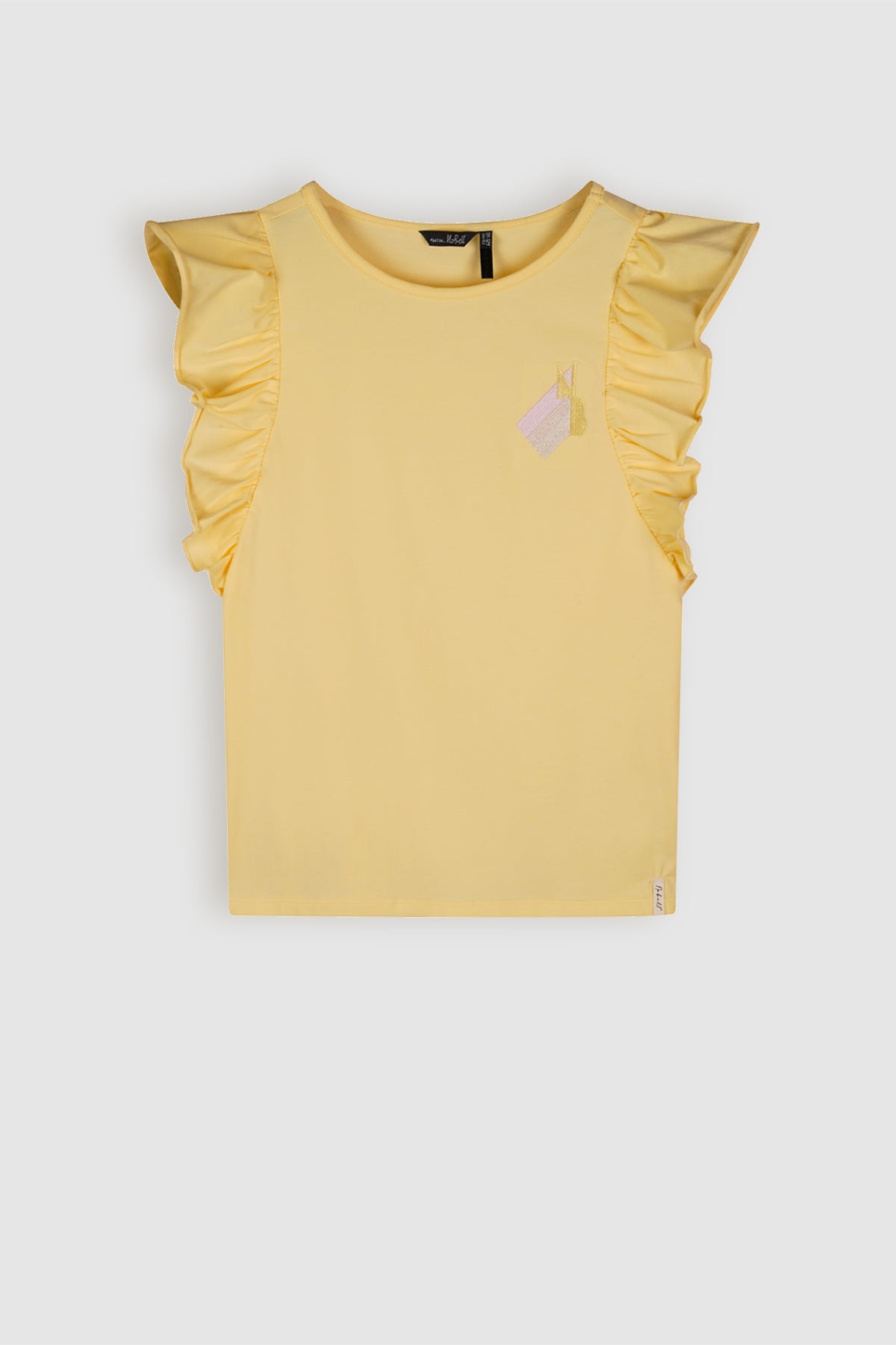 Kim Frill Top Yellow