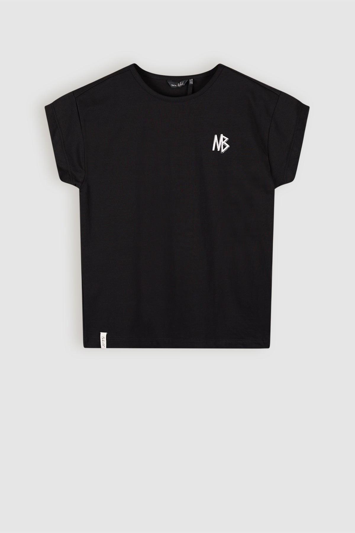 Kasis Tshirt with Button Black
