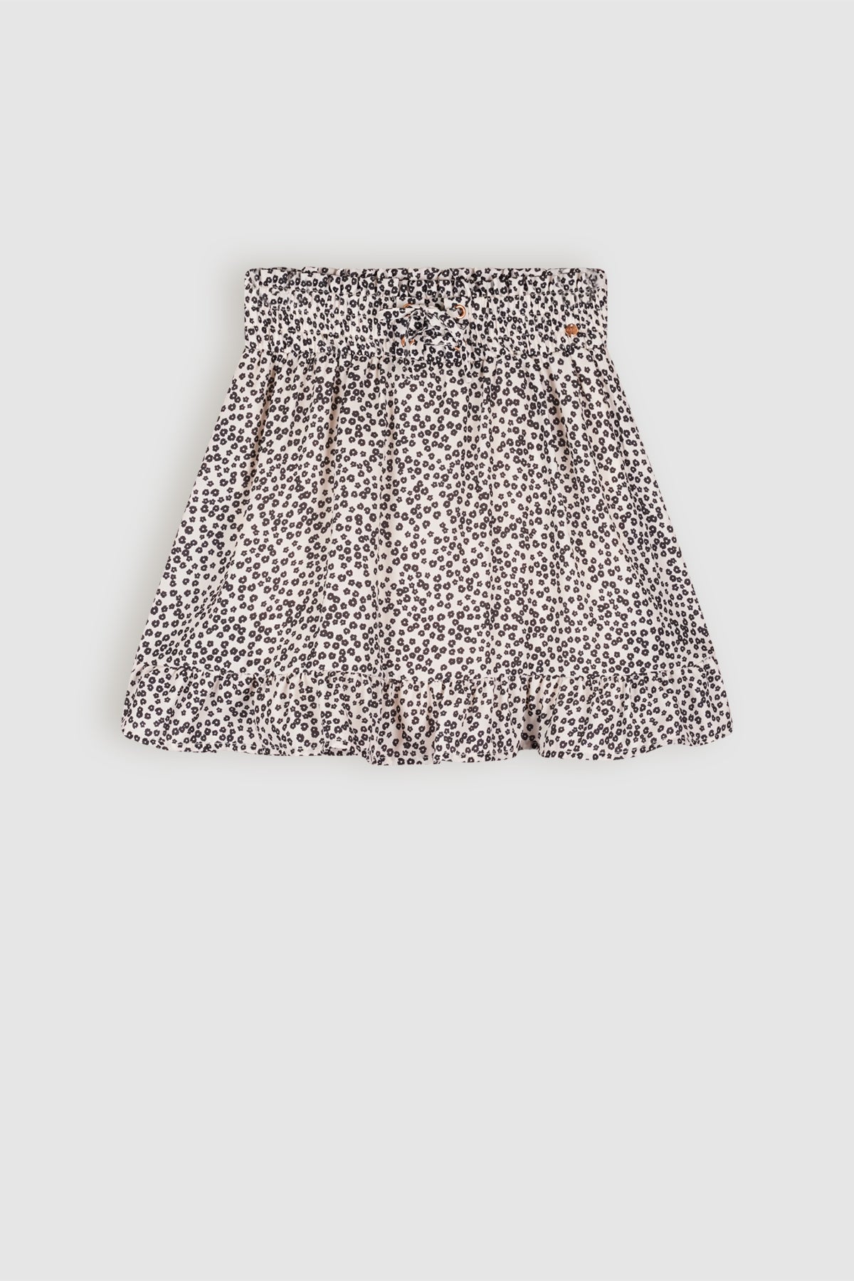 Ninez Floral Skirt Ivory