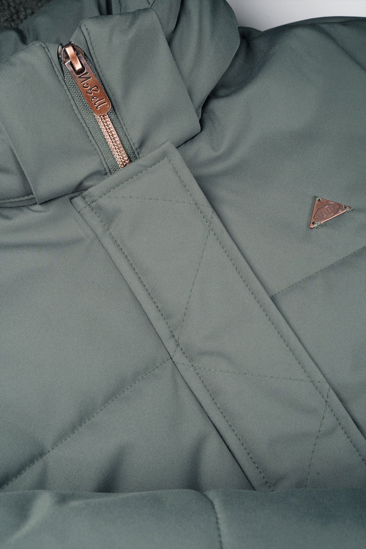 Buffer Short Jacket with Hood Green