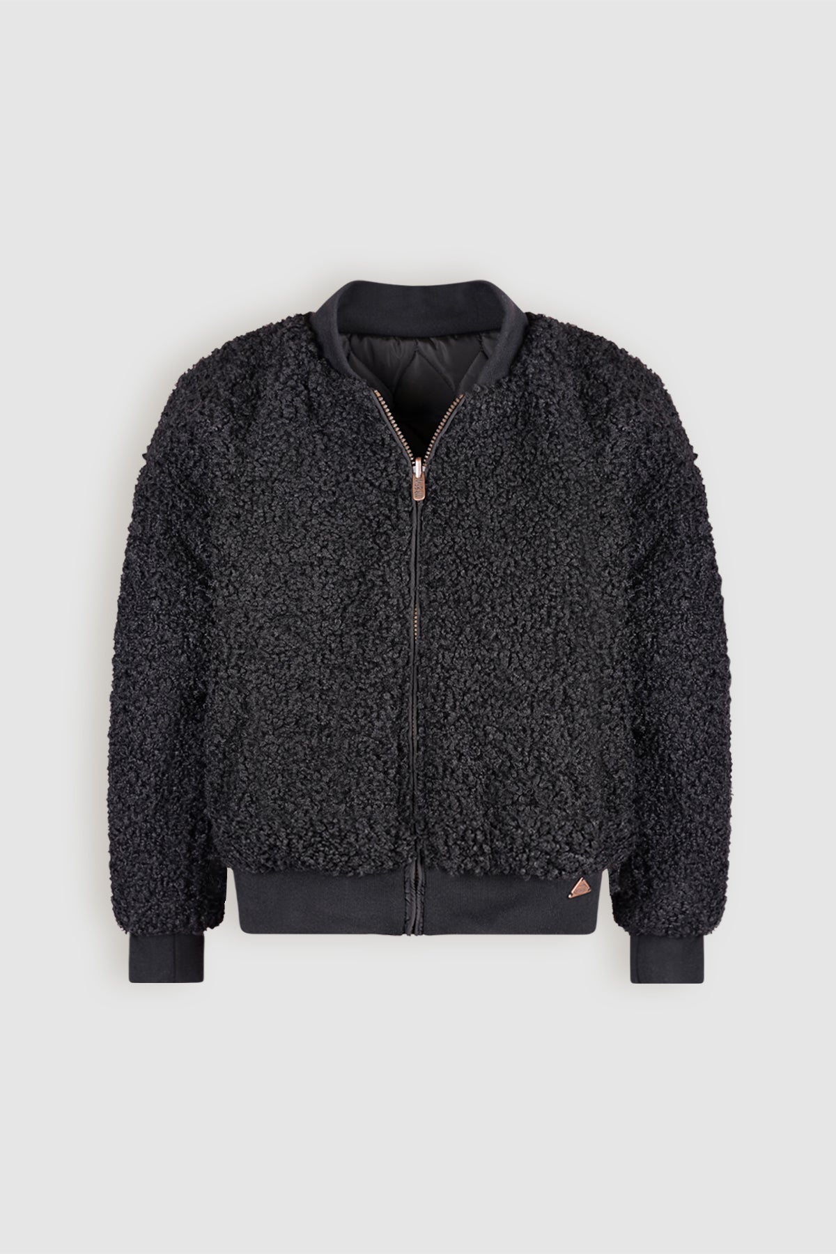 Bombi Reversible Jacket with Hidden Hood Black