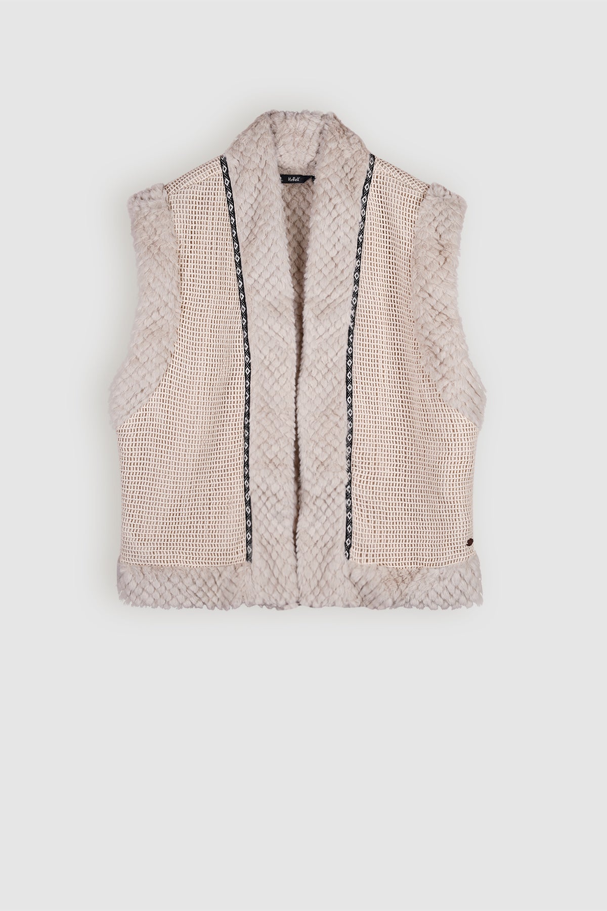 Kiddy Fur Gilet Ivoor