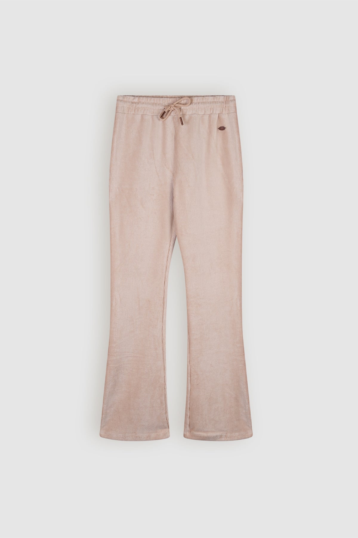 Sady Velvet Rib Flared Pants Ivory