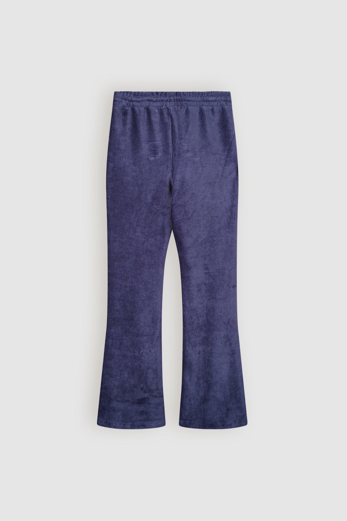 Sady Velvet Rib Flared Broek Blauw