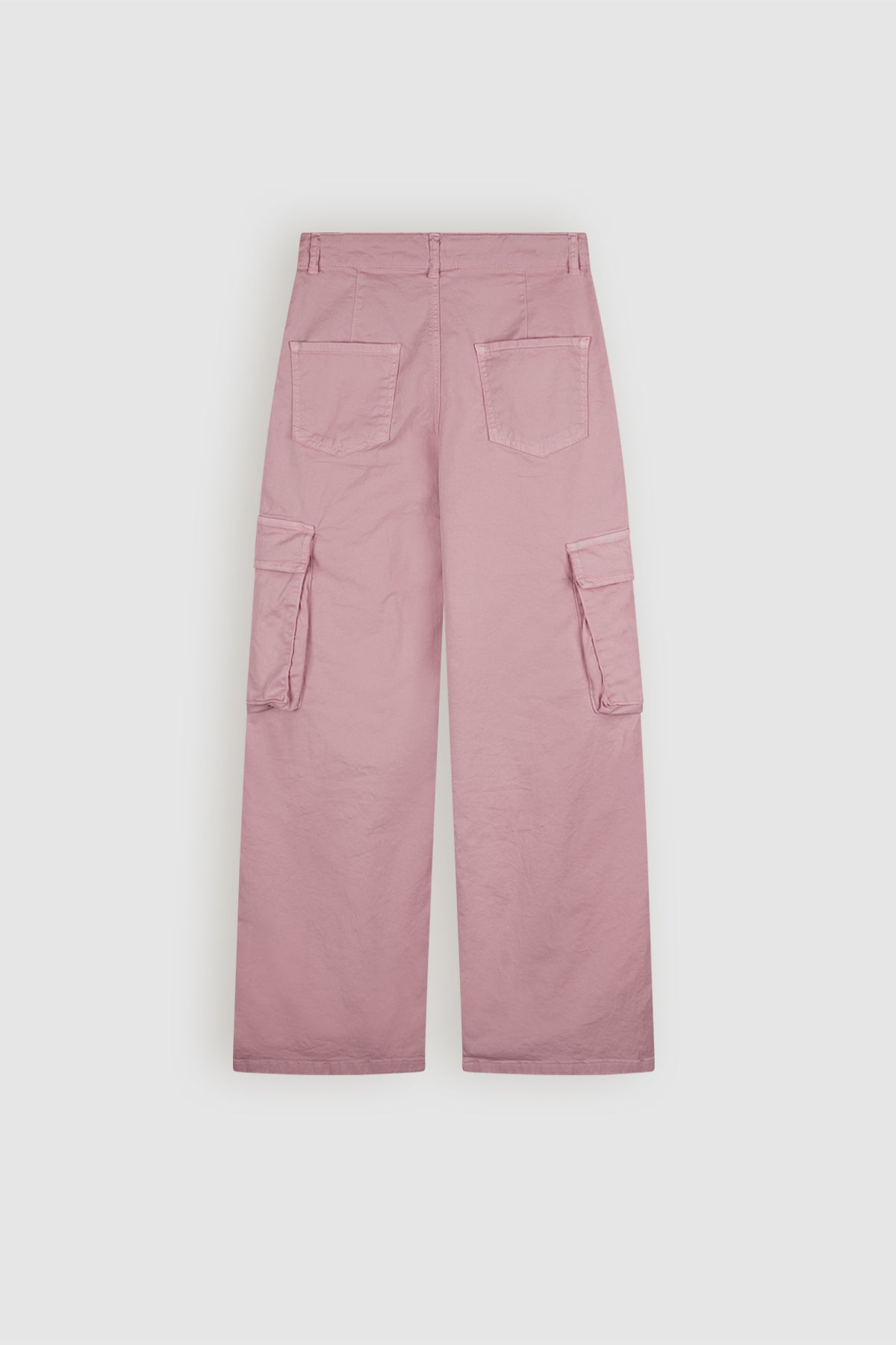 Susy Garment Dyed Twill Cargo Pants Pink