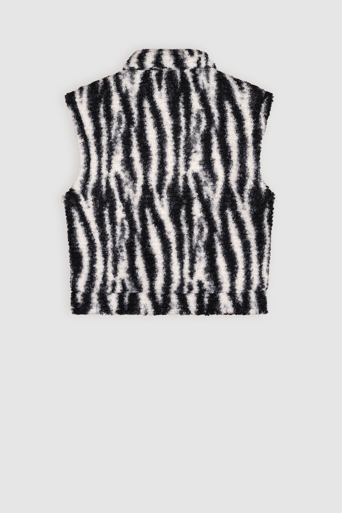Beddy Printed Teddy Gilet Black