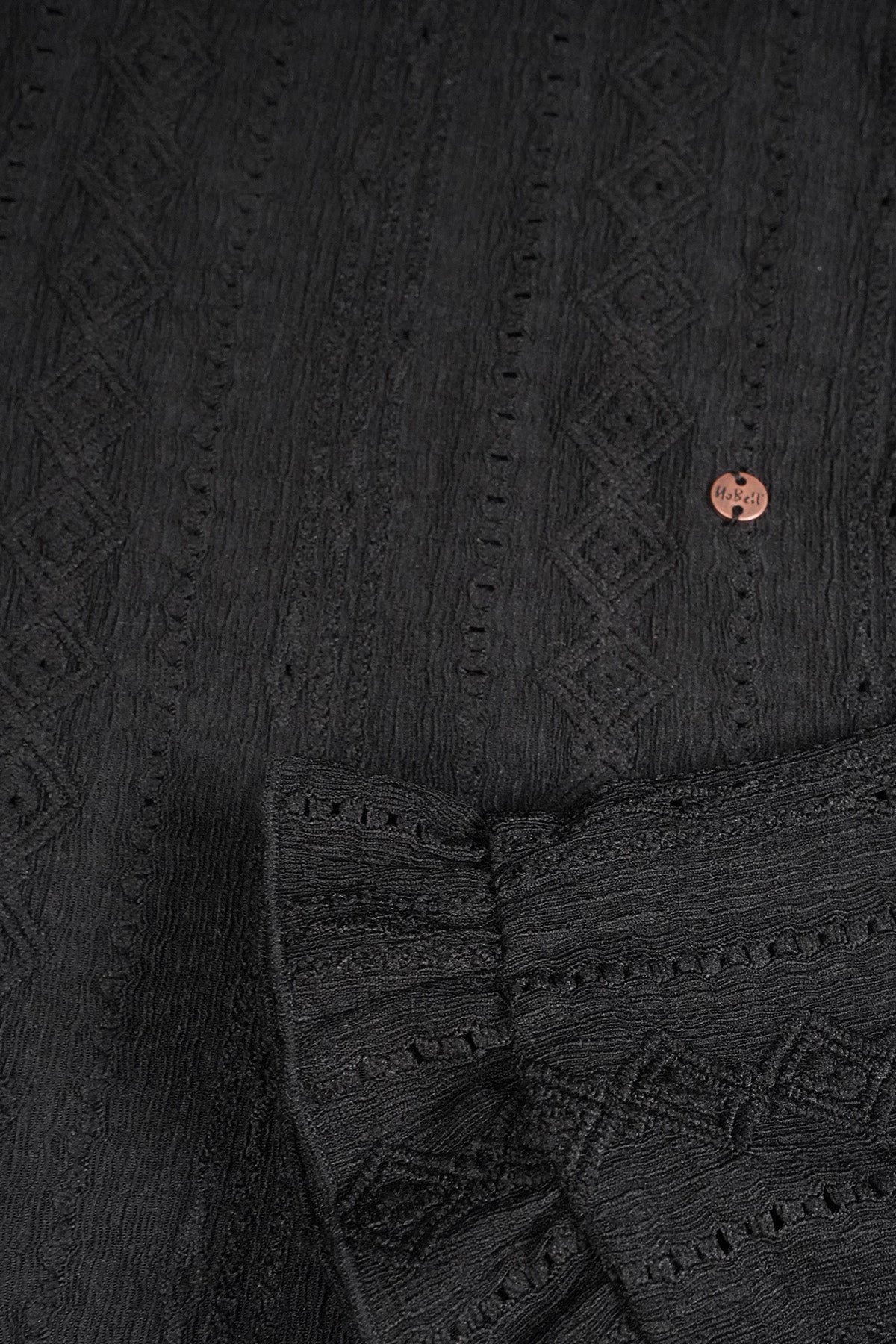 Kacey Lace Jersey Top Black