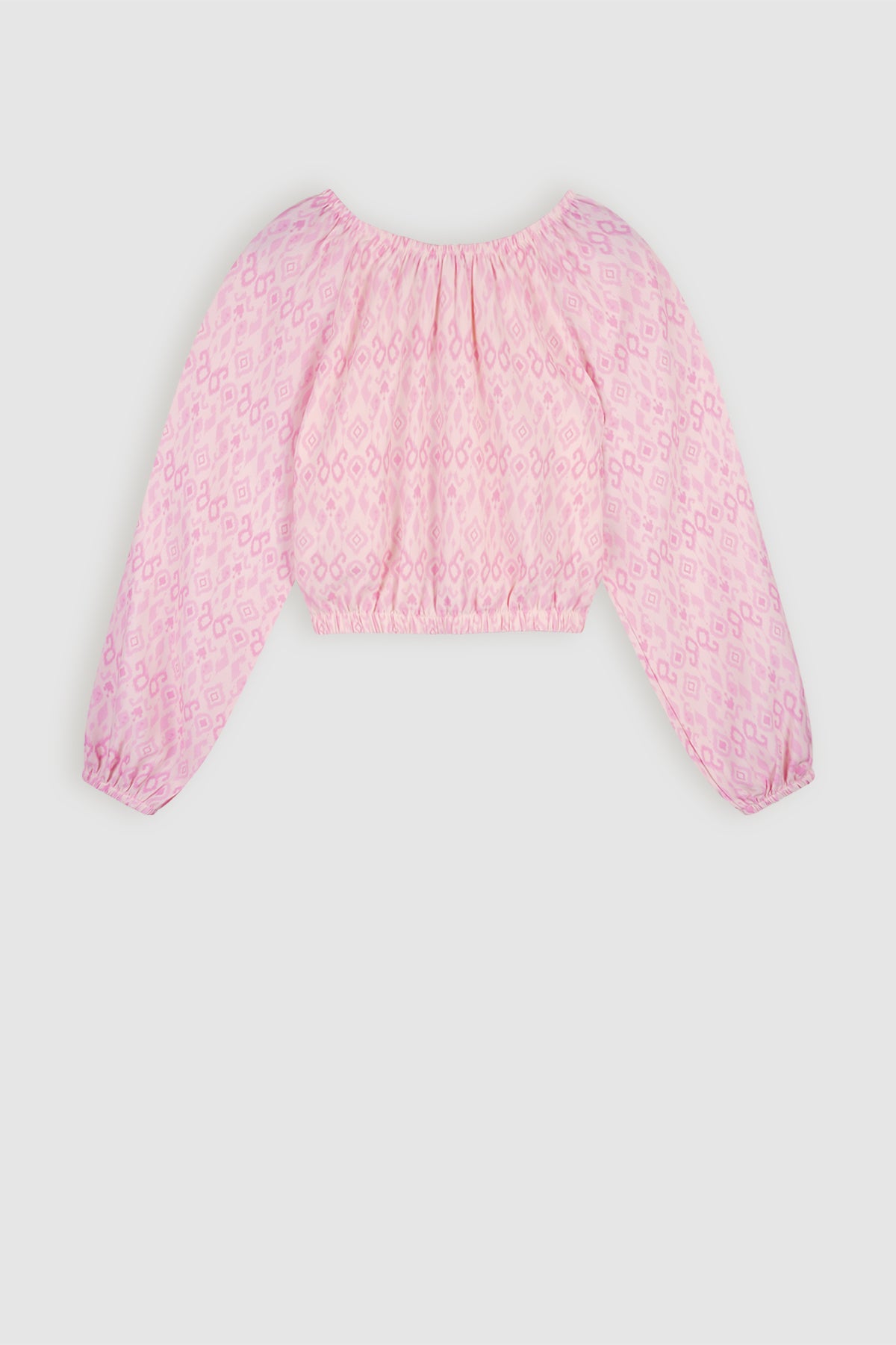 Timara Cropped Blouse Roze