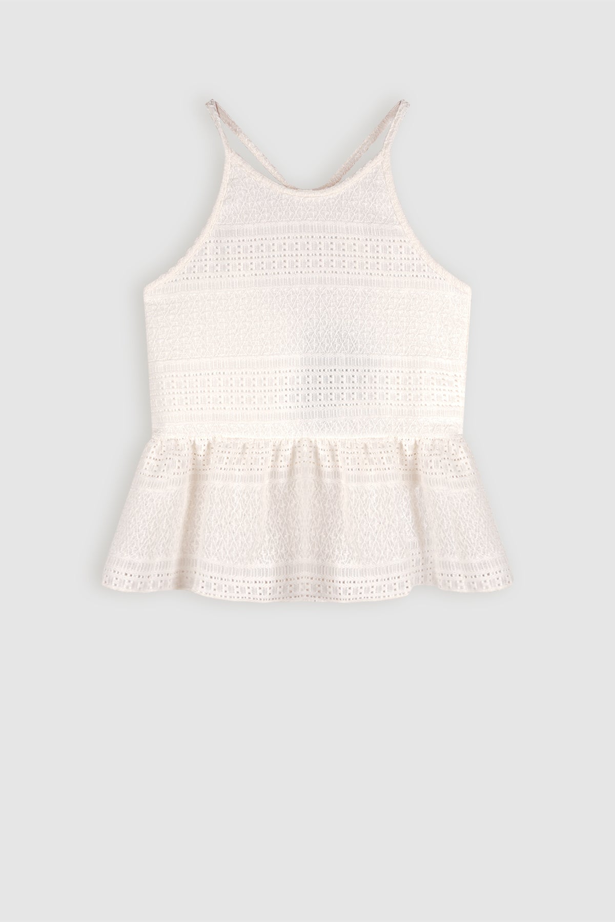 Kean Halter Top Ivoor