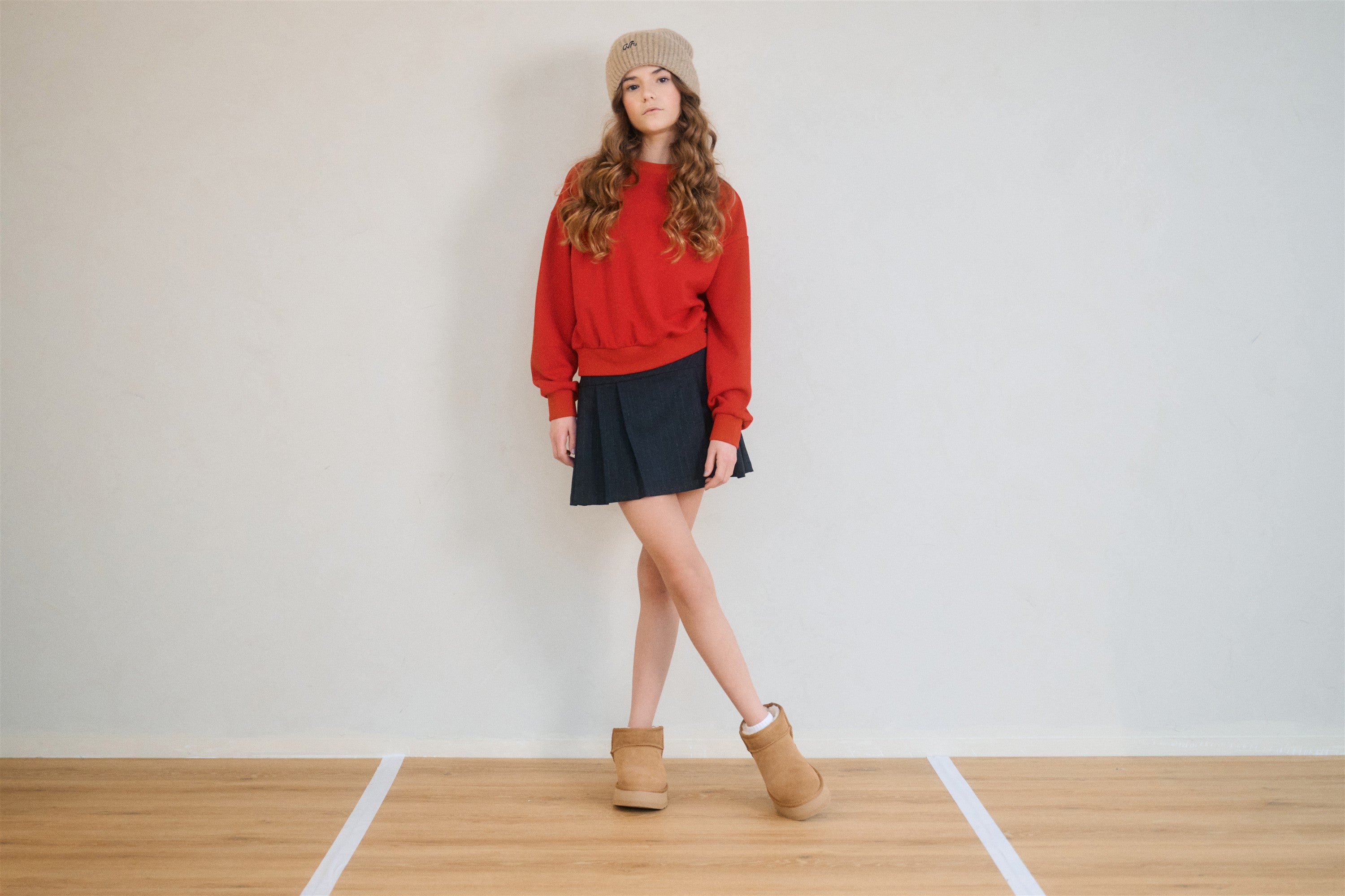 Kobell Sweater Donkerrood