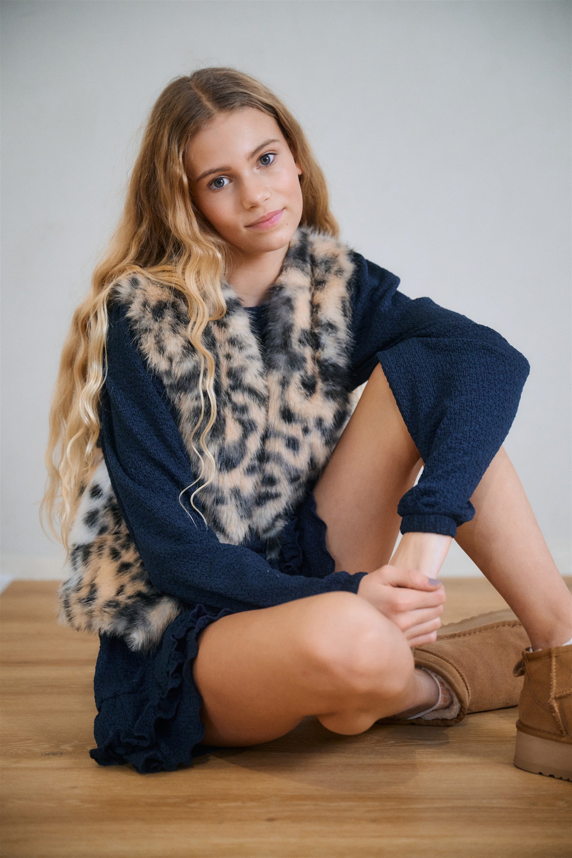 Kath Bont Gilet Leopard