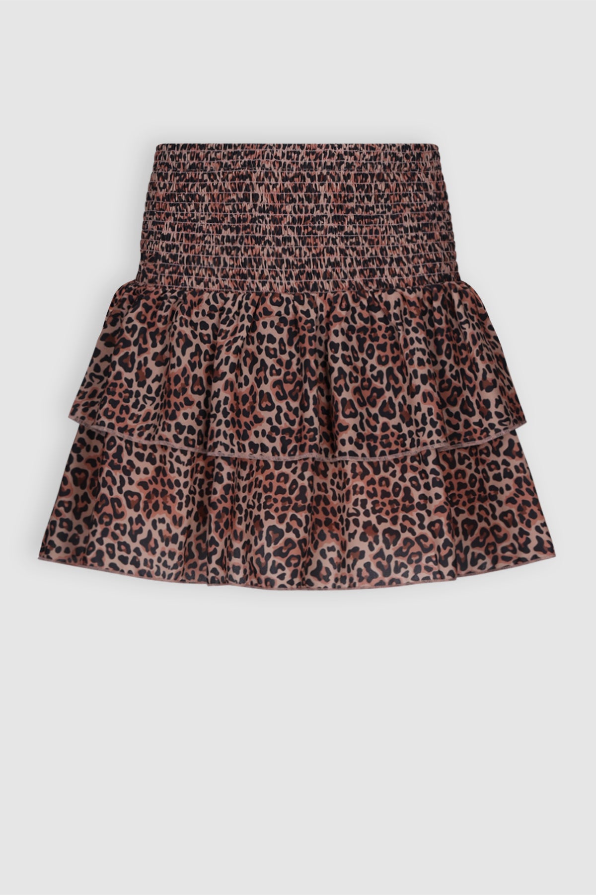 Nika Gesmokte Rok Bruin