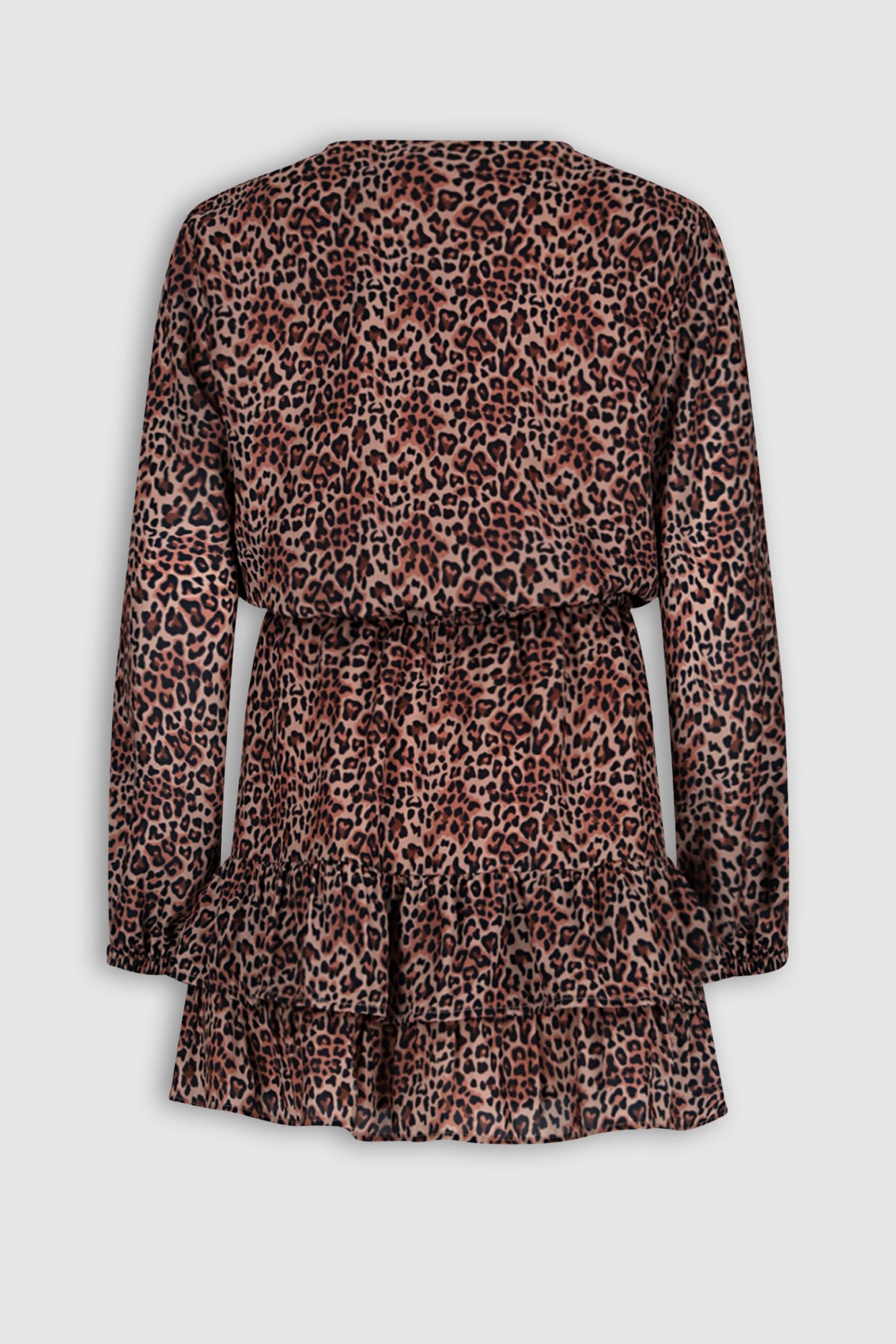Mayal Geprinte Jurk Bruin