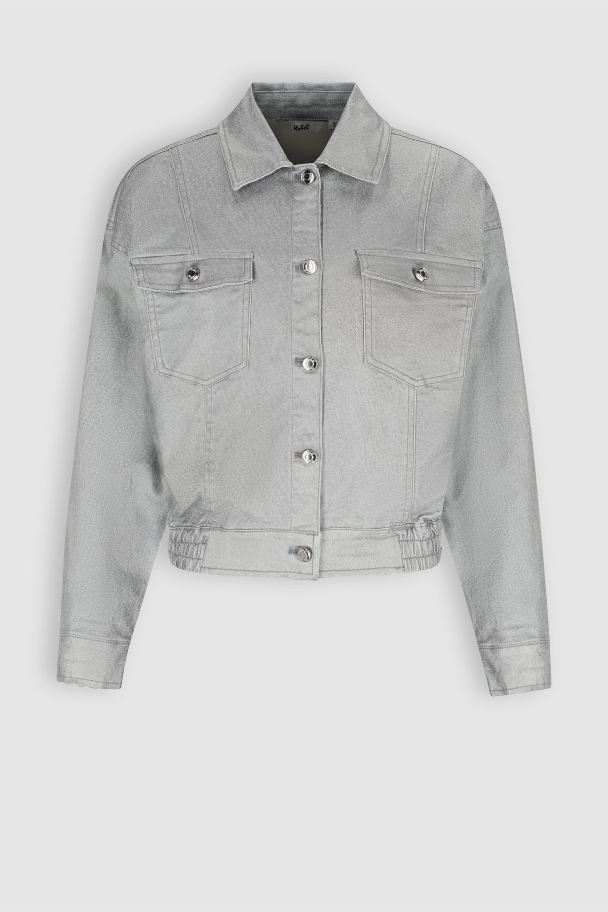 Boaz Shiny Denim Jas Grijs