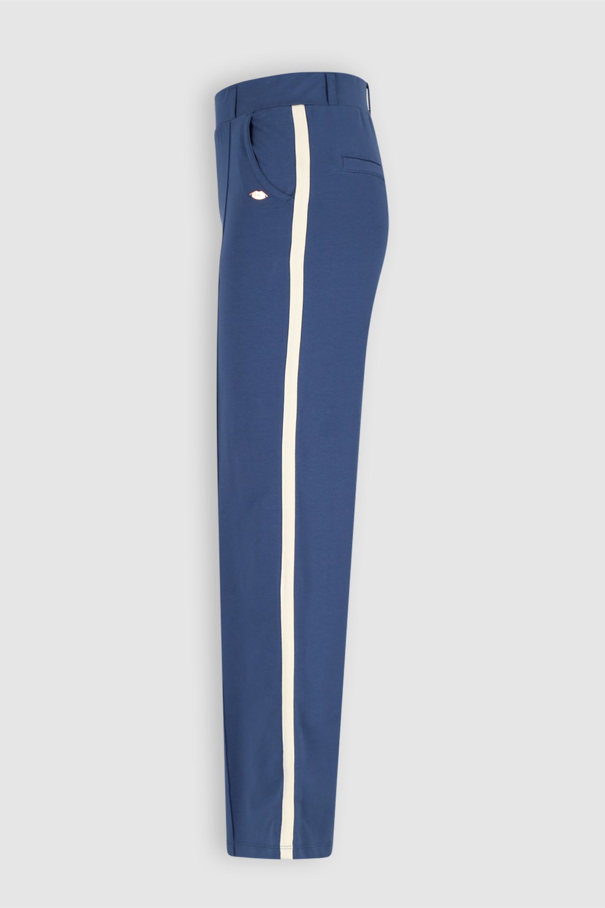 Salet Sweat Wijde Pijp Broek Blauw