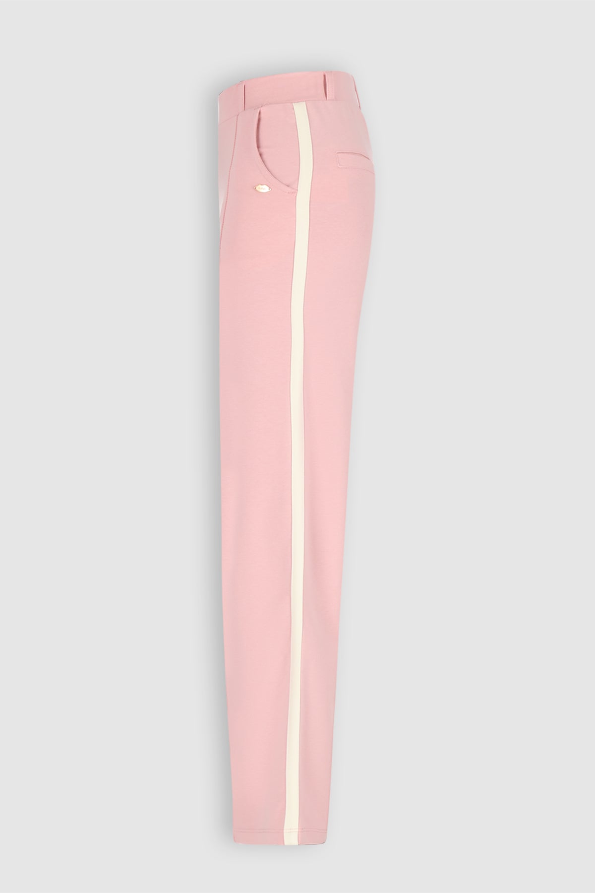 Salet Sweat Wijde Pijp Broek Roze