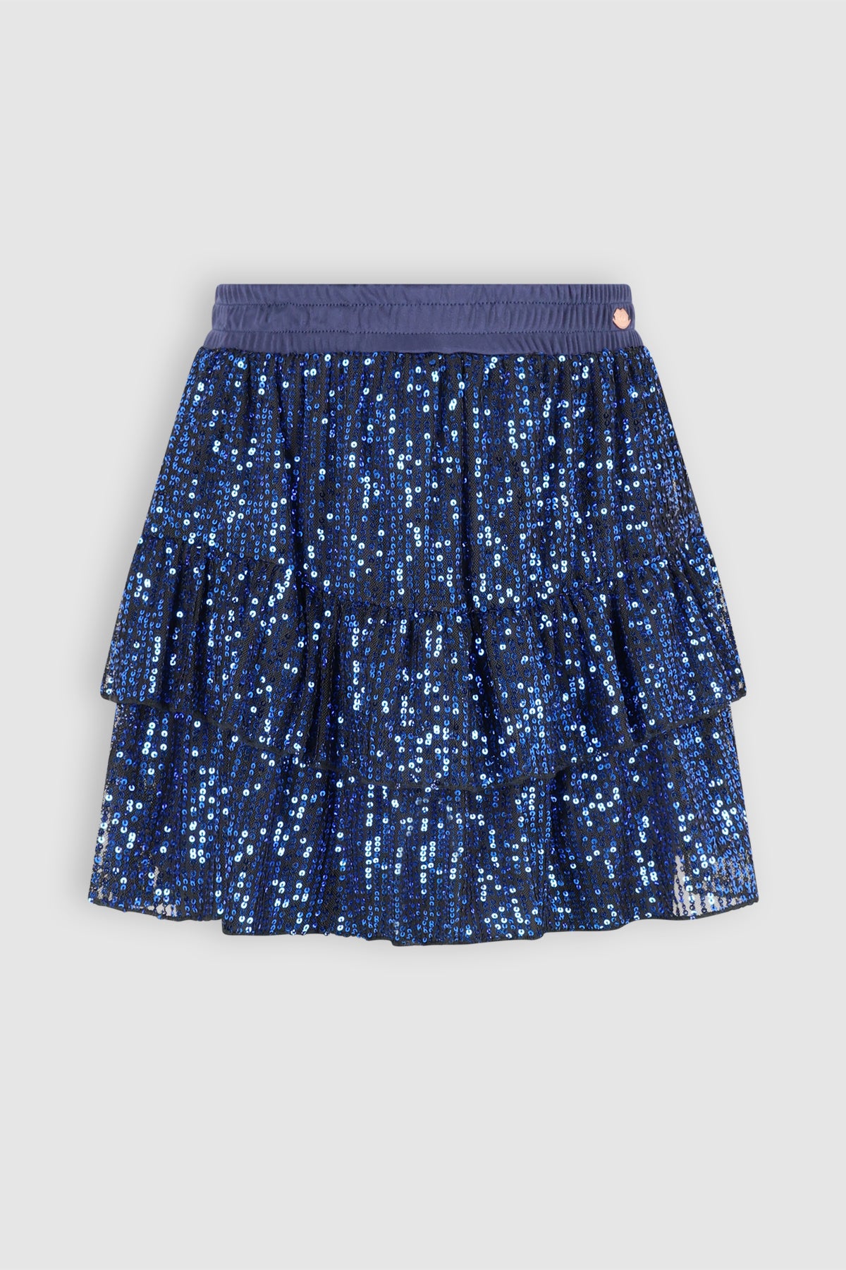 Naia Pailletten Rok Blauw
