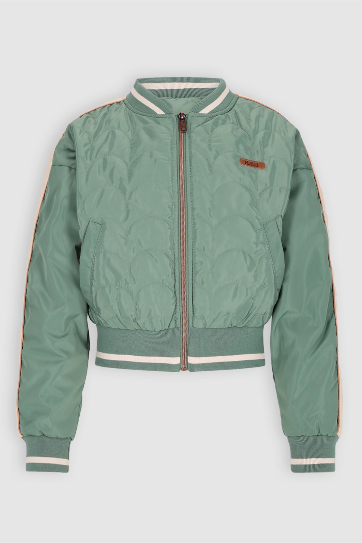 Bomber Zomer jas met fleece voering Groen