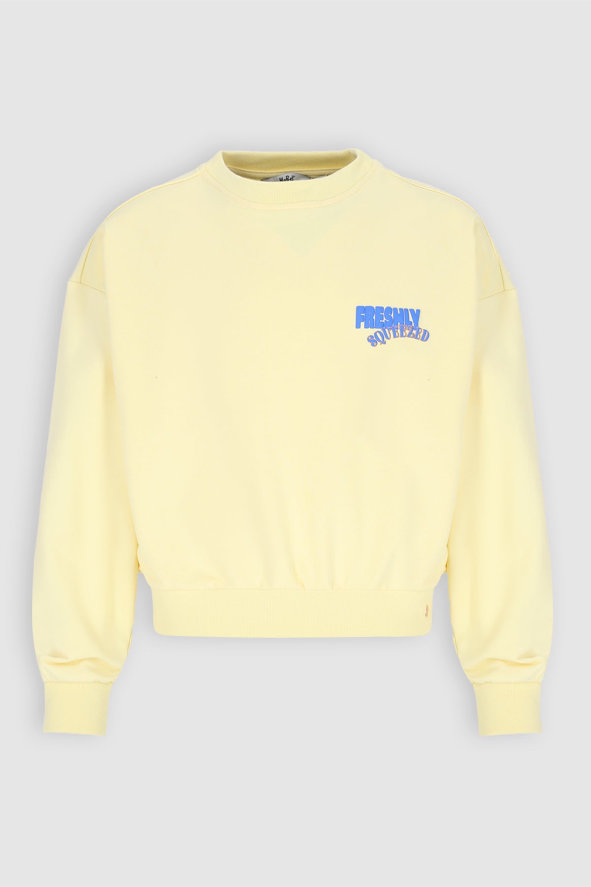 Kim Sweater met rugprint Geel