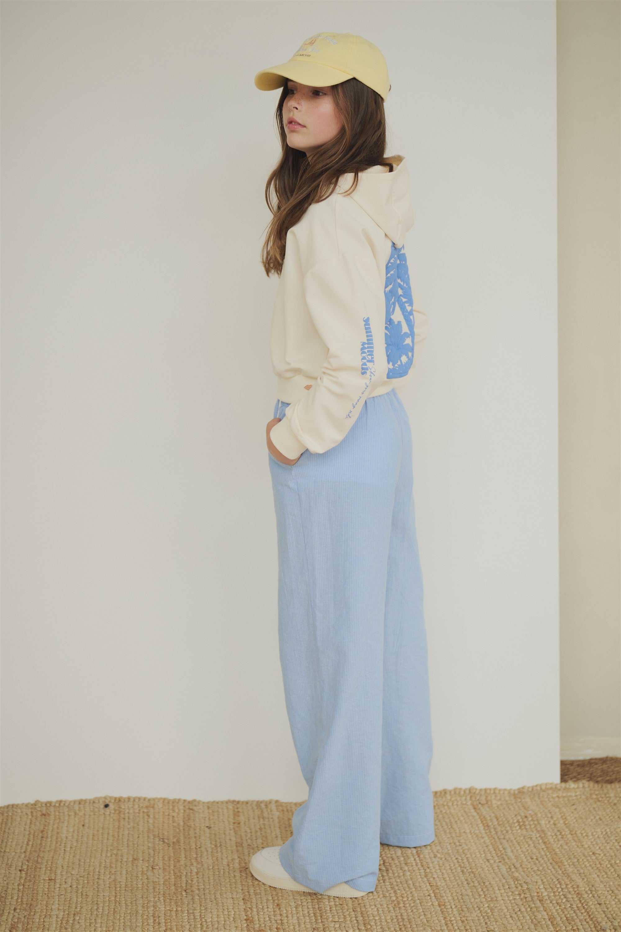 Kumy Sweater met Capuchon Ivoor