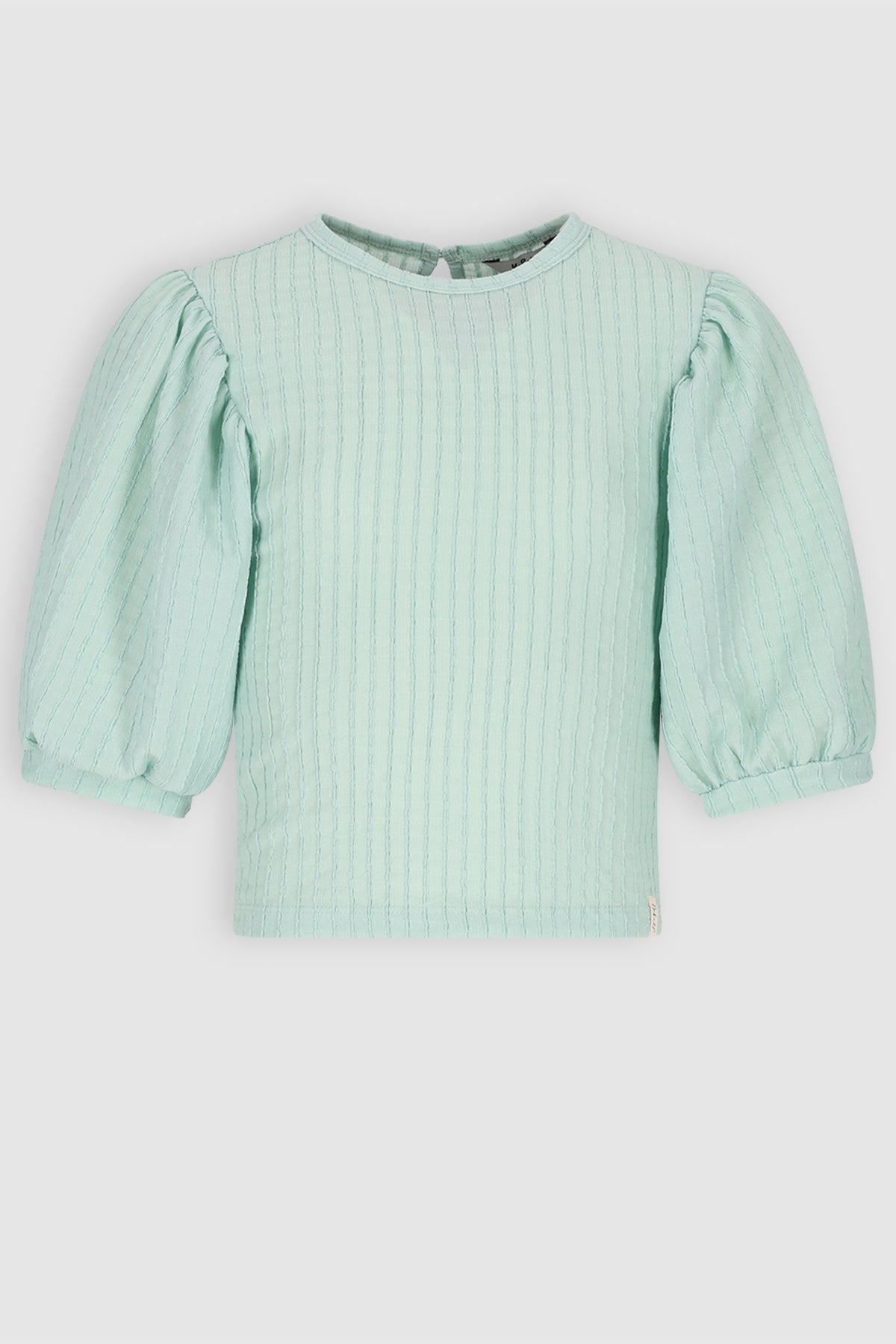 Kylias Top met Pofmouwen Groen