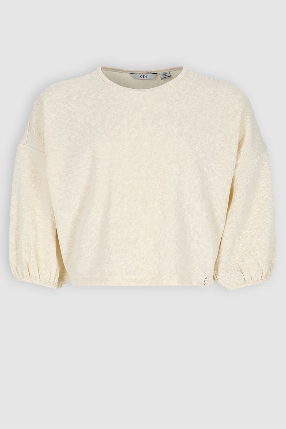 Kess Oversized Crop Top Ivoor