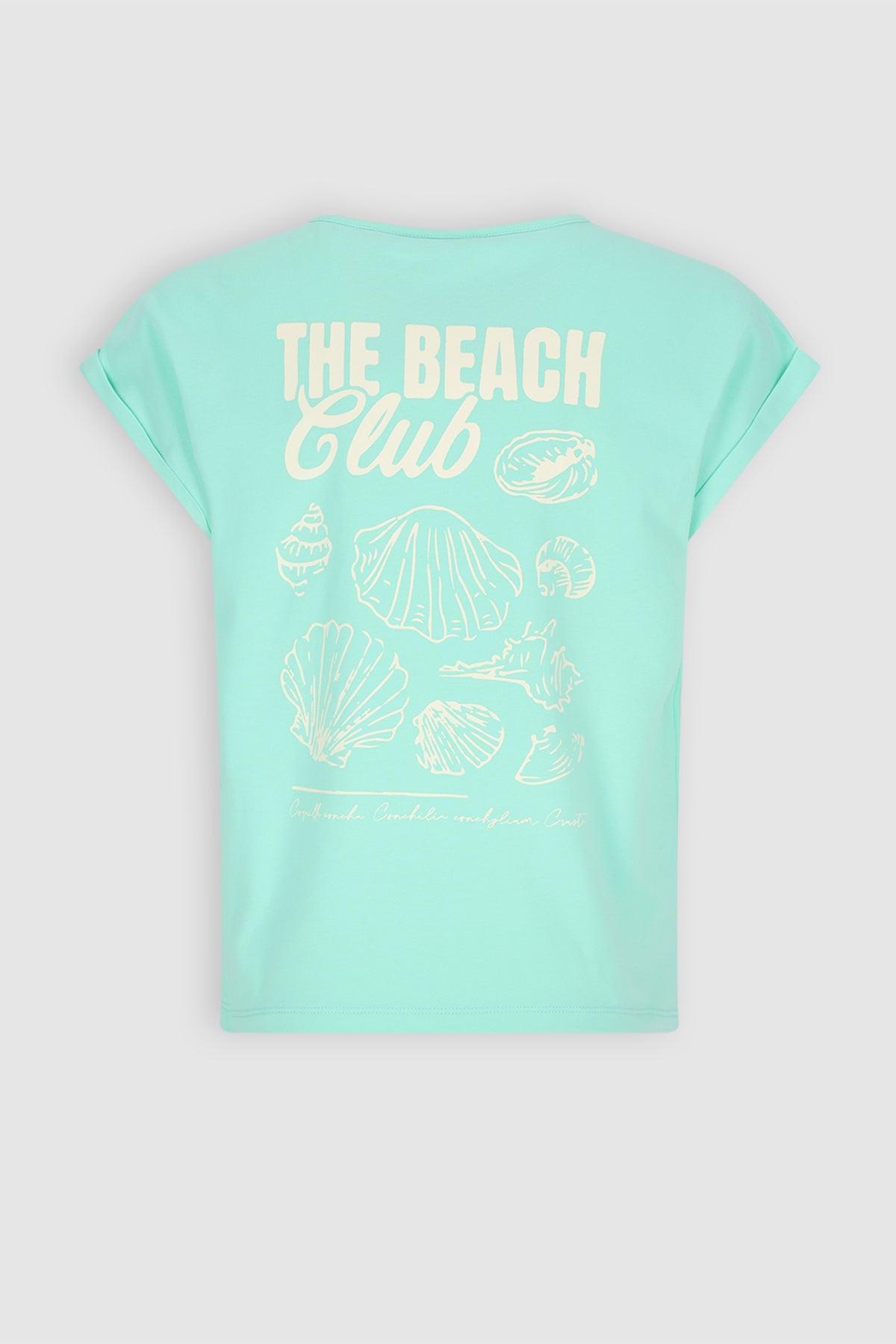 Kasis Tshirt grote Rugprint Groen