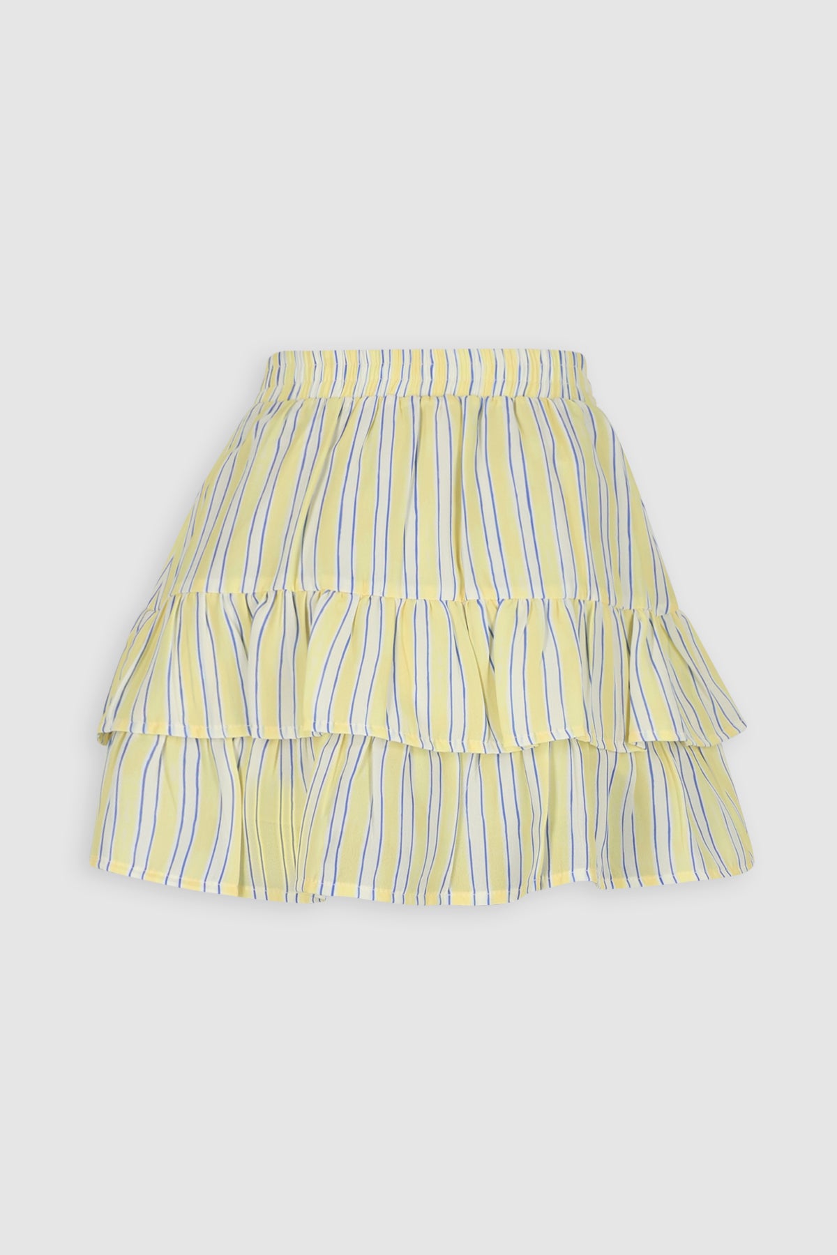 Naia Gestreepte Rok Geel