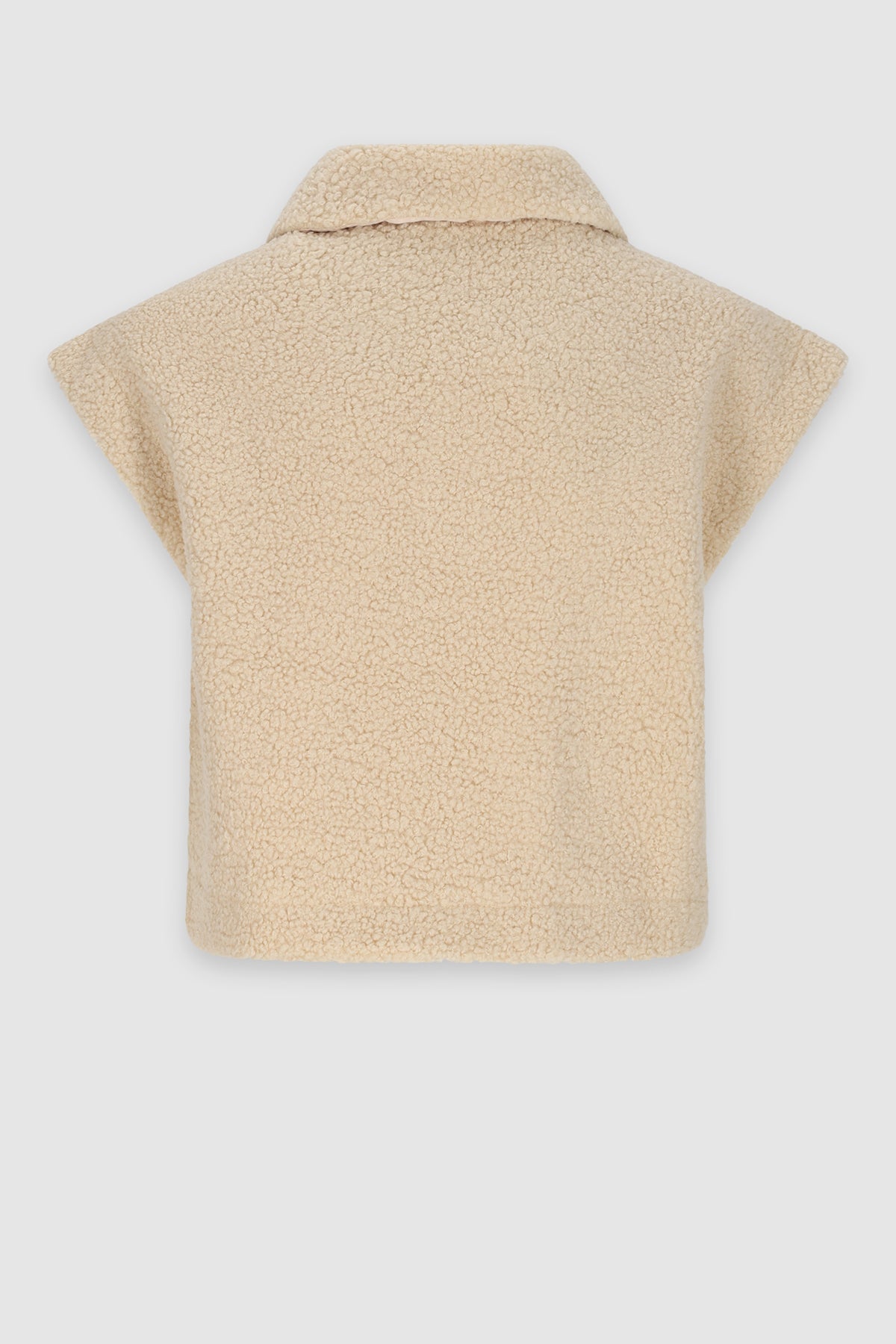 Teddy Vest White