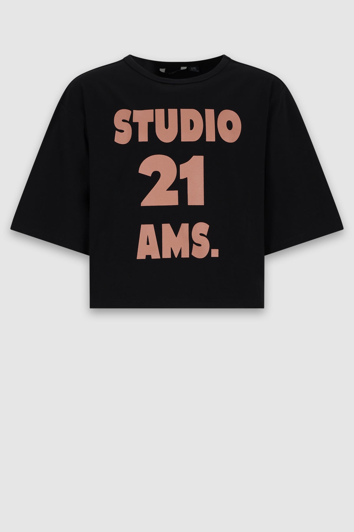 Kid Oversized Jersey Top Zwart