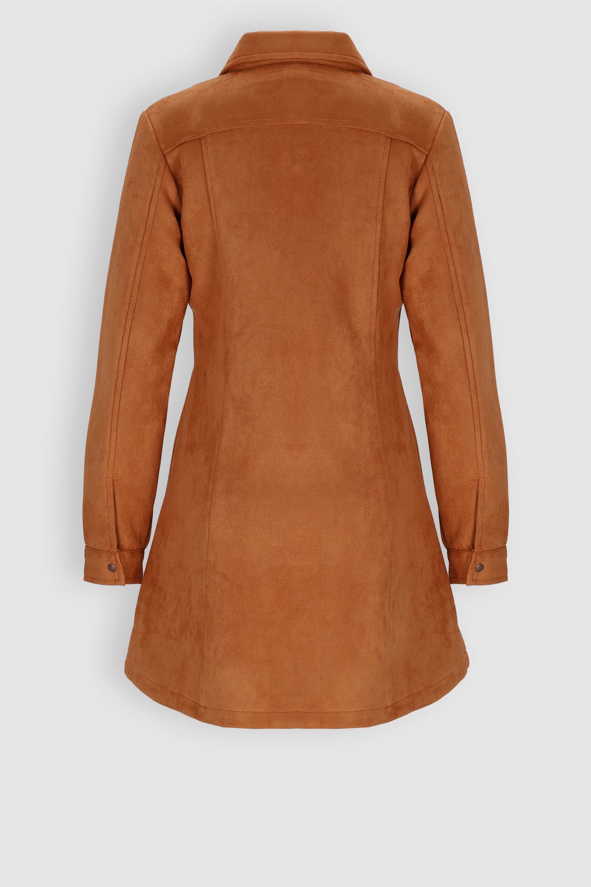 Mikky Suede Skater Dress Brown