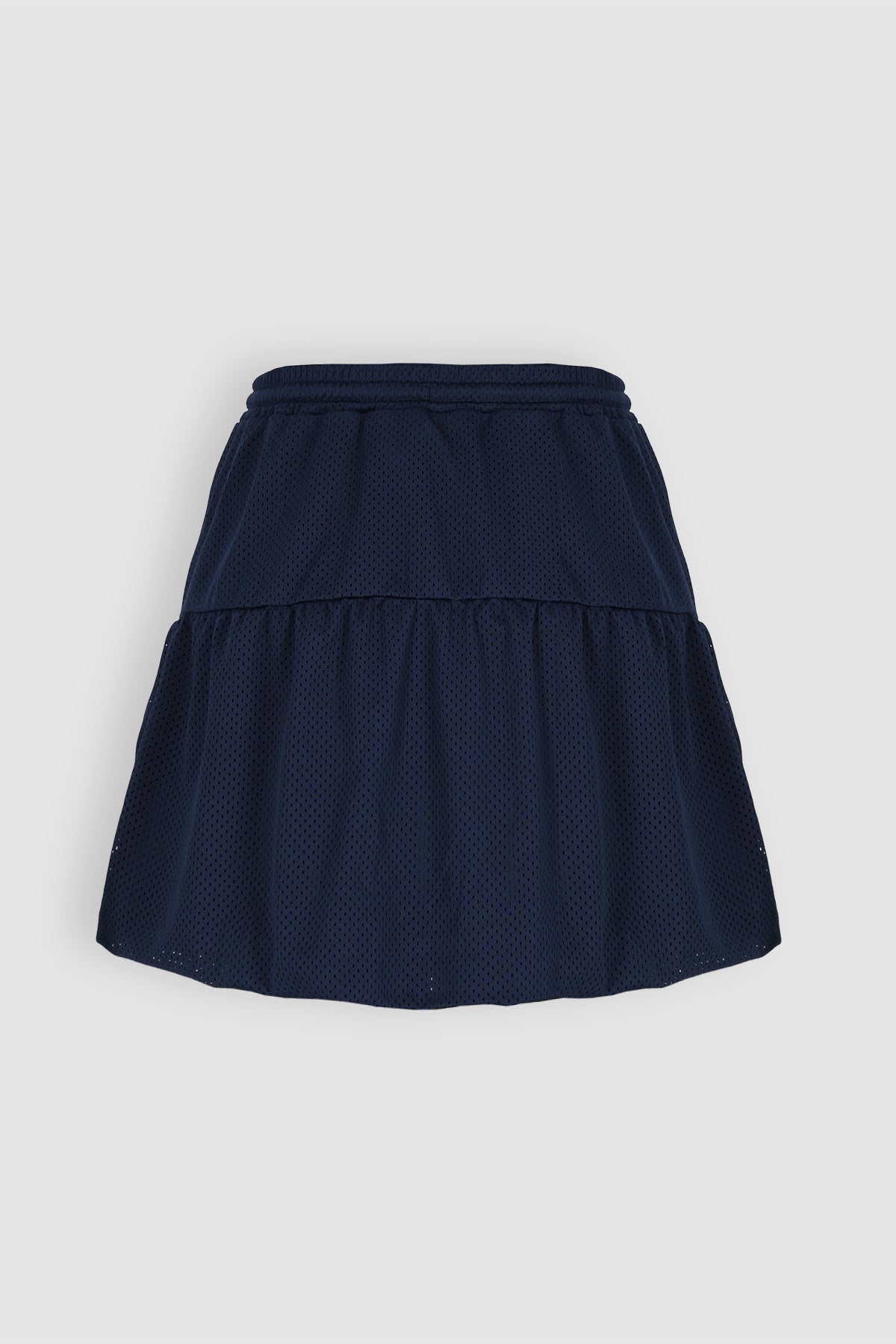Nasha Mesh Balloon Skirt Dark Blue