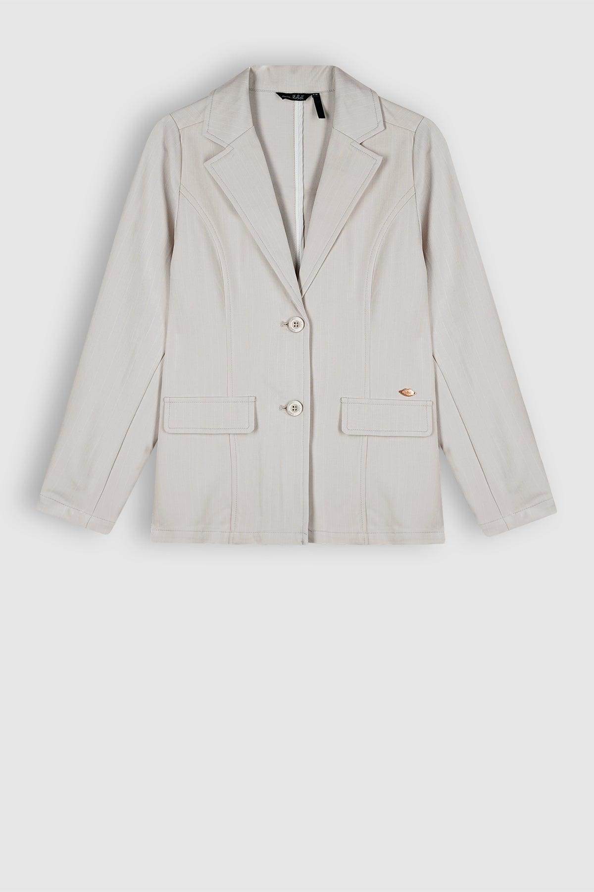 Belia Pinstripe Blazer - NoNo Kidswear