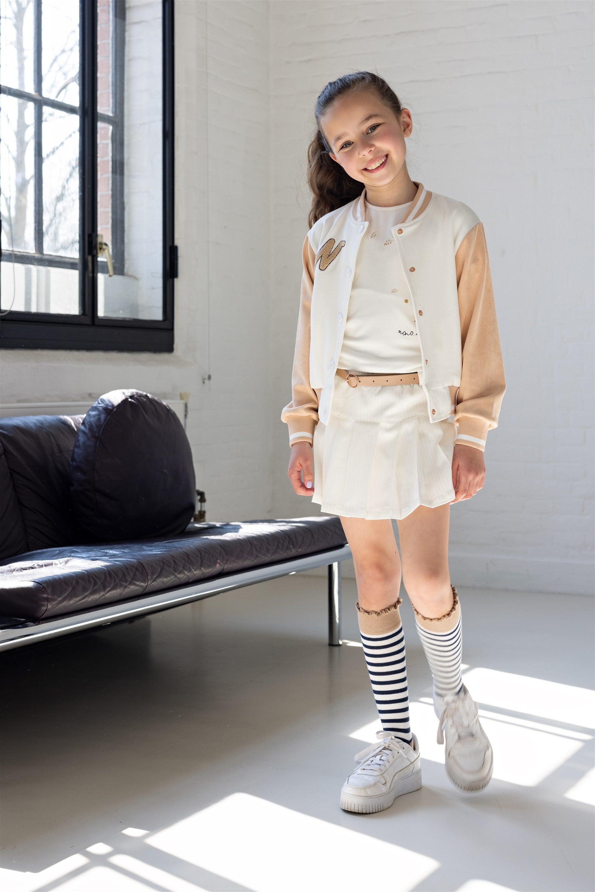 Darsy Sweat College Jasje Snow White - NoNo Kidswear