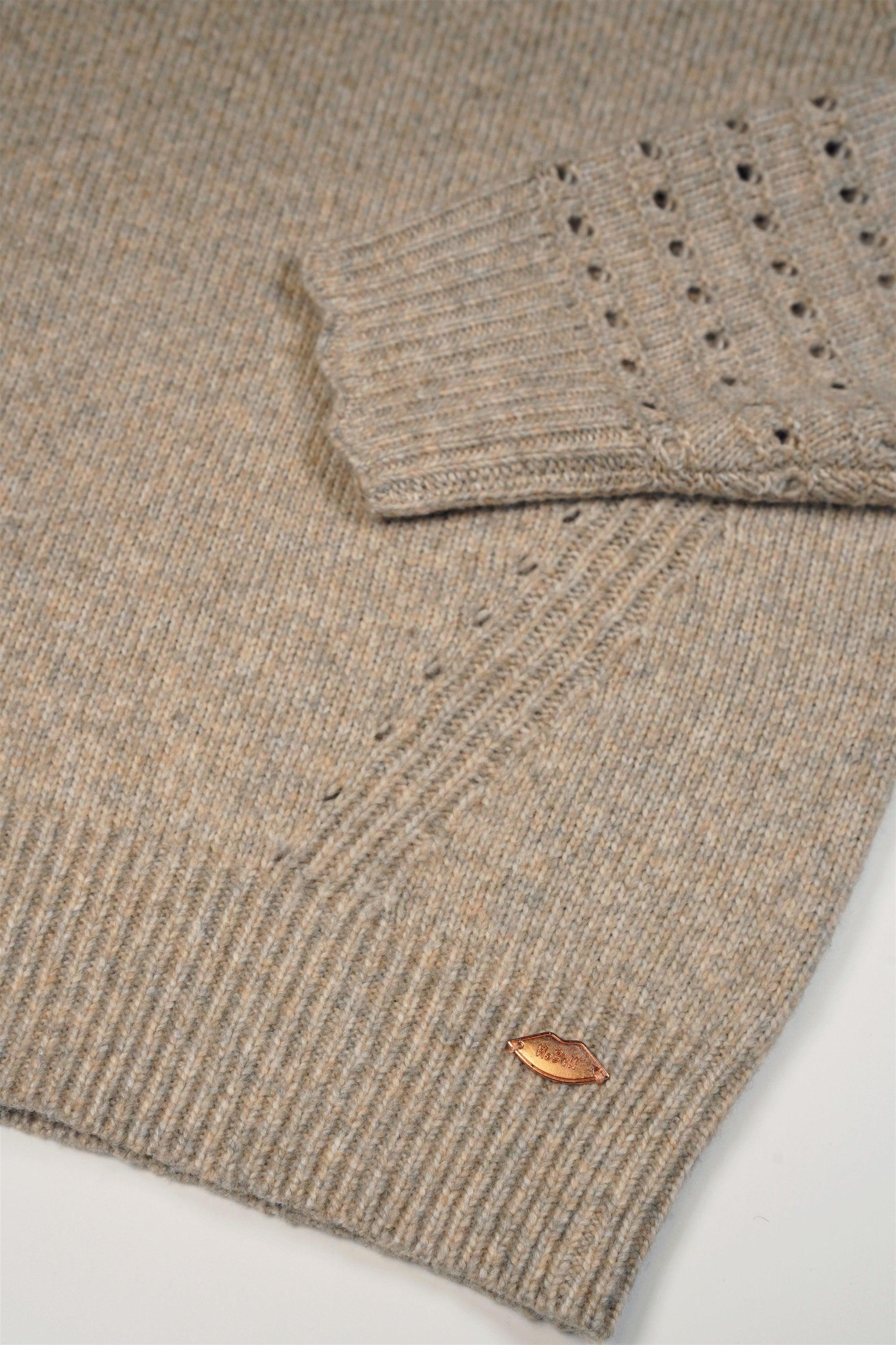 Kamile Soft Knitted Sweater Champagne - NoNo Kidswear