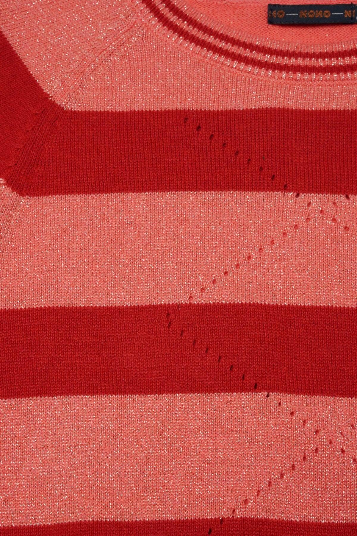 Keta Fijn Gebreide Gestreepte Trui - NoNo Kidswear