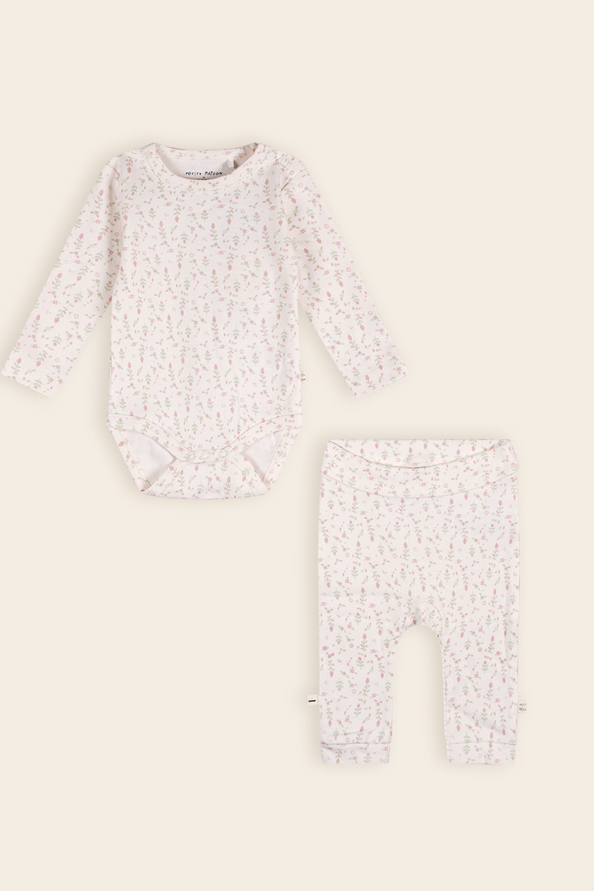 Stormy 2-delige Set: Romper+Jogger Legging Bloemen AOP