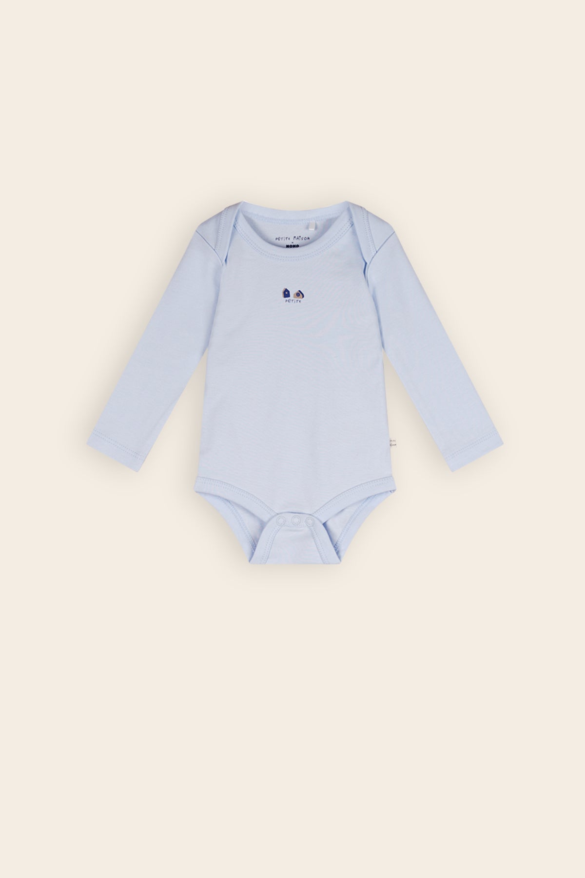 Shion 2-delige Romper Set Lange Mouw Heather Blue