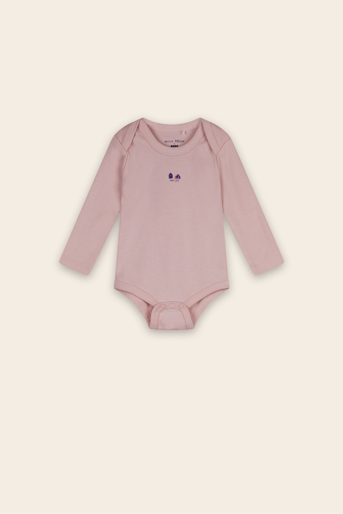 Shion 2-delige Romper Set Lange Mouw Pastel Pink