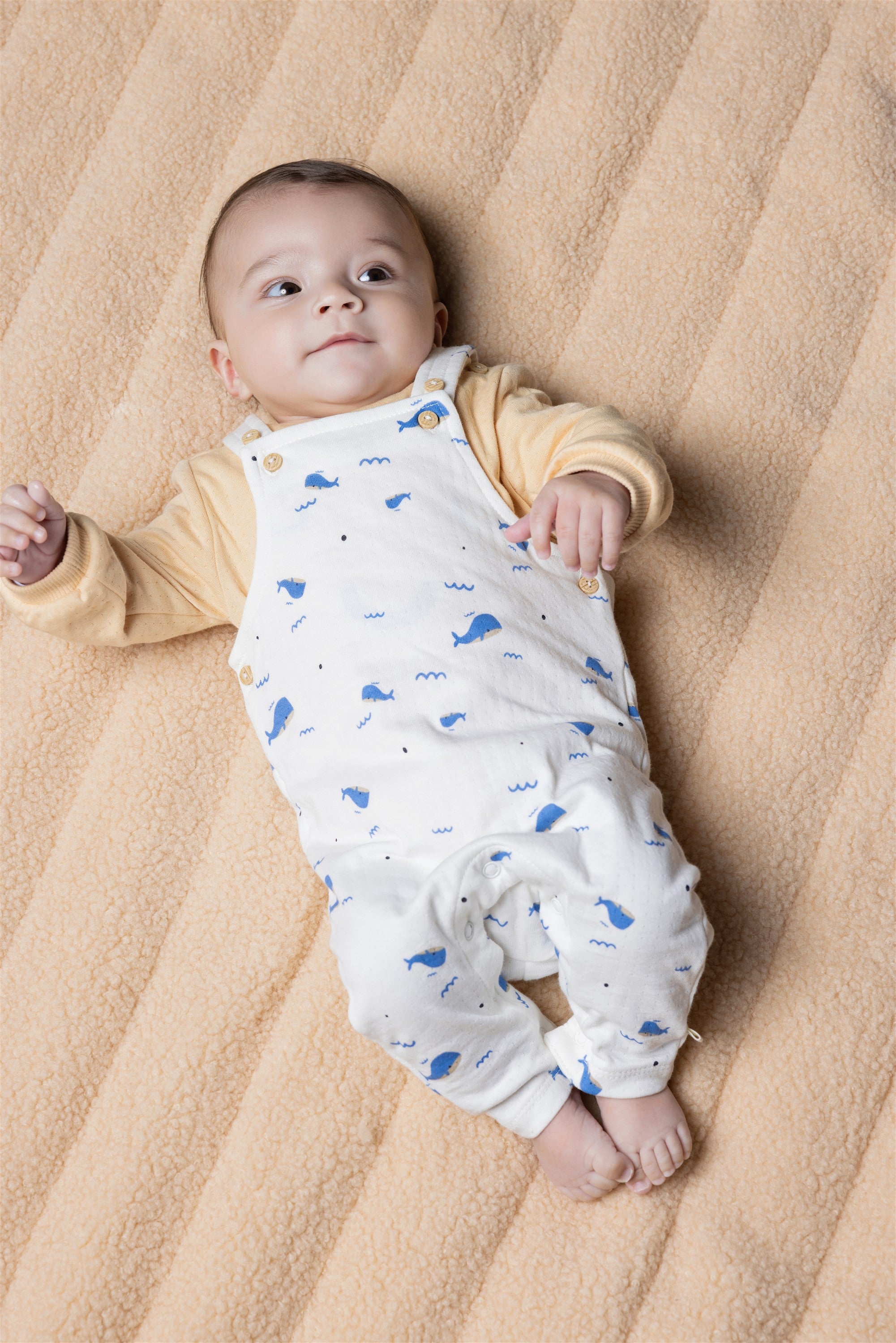 Silas Salopet Jersey Walvisprint Blauw