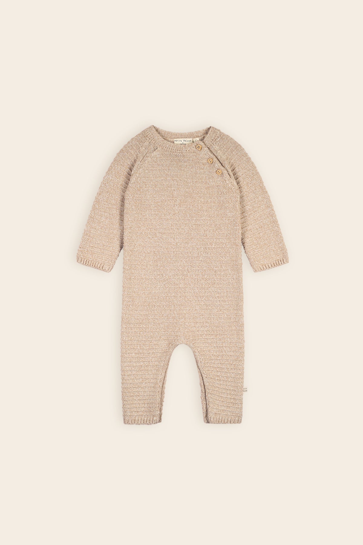 Baby Knitted Suit Oatmeal