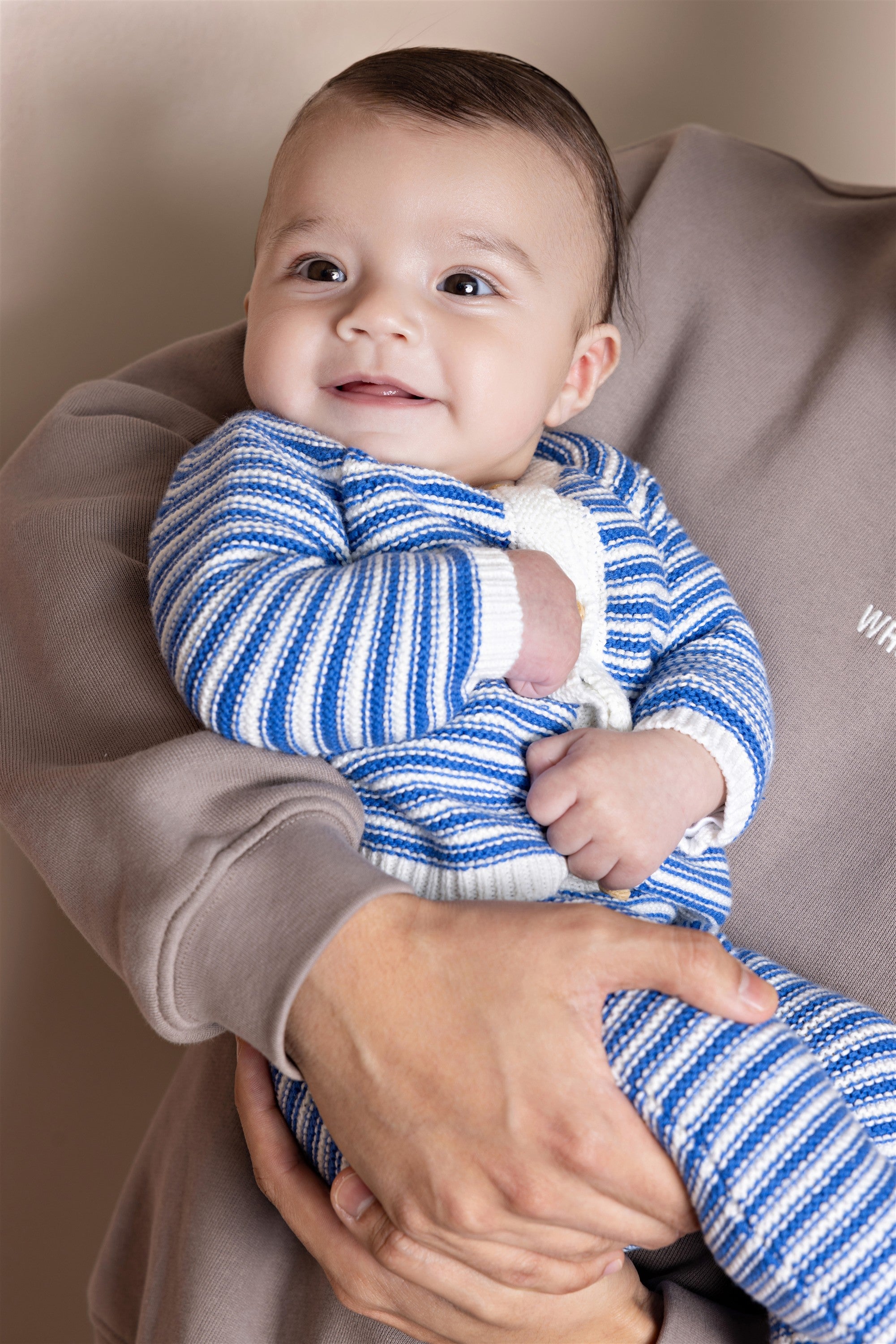 Kiki Gebreid Vest Blauw