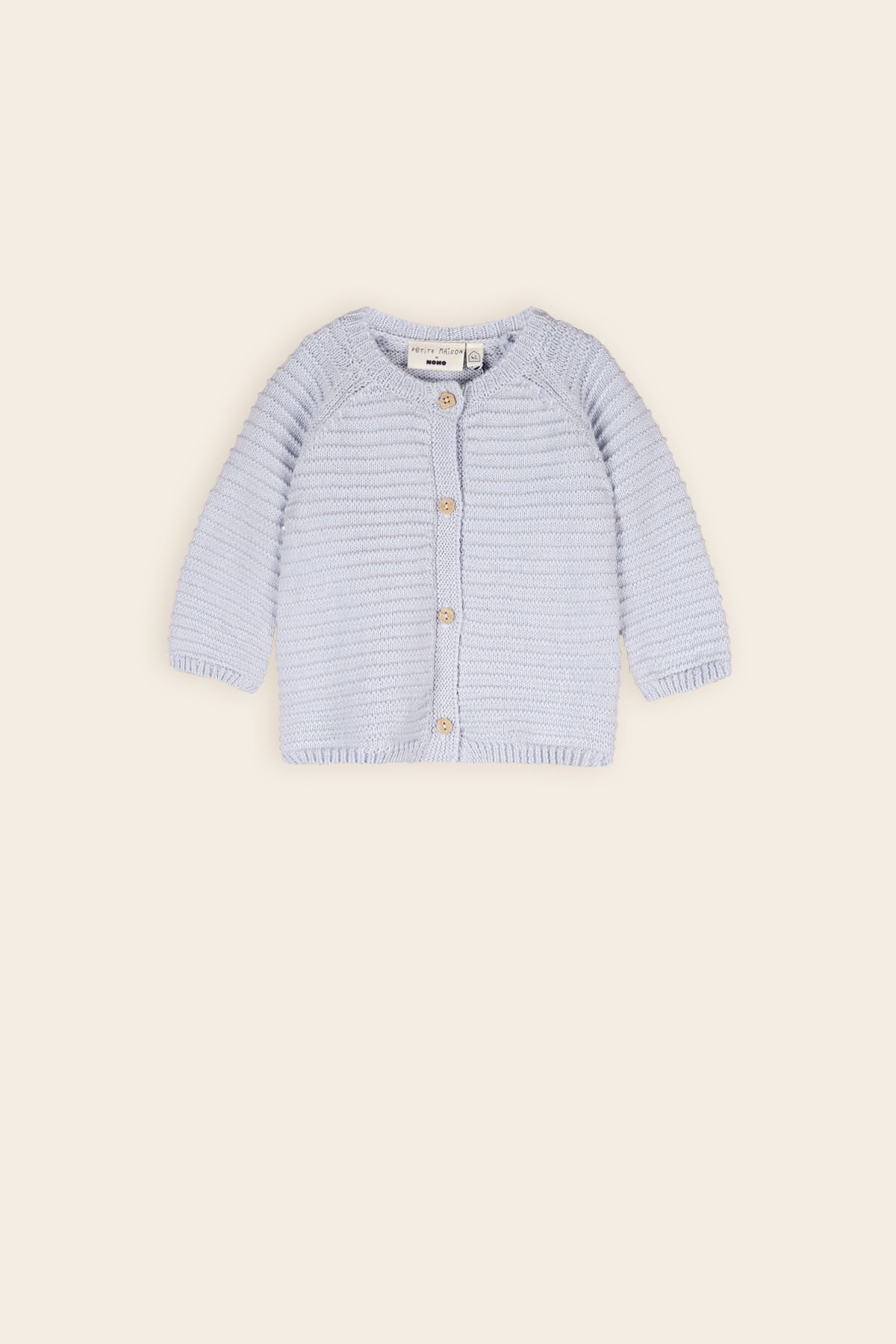 Kiki Knitted Cardigan Heather Blue